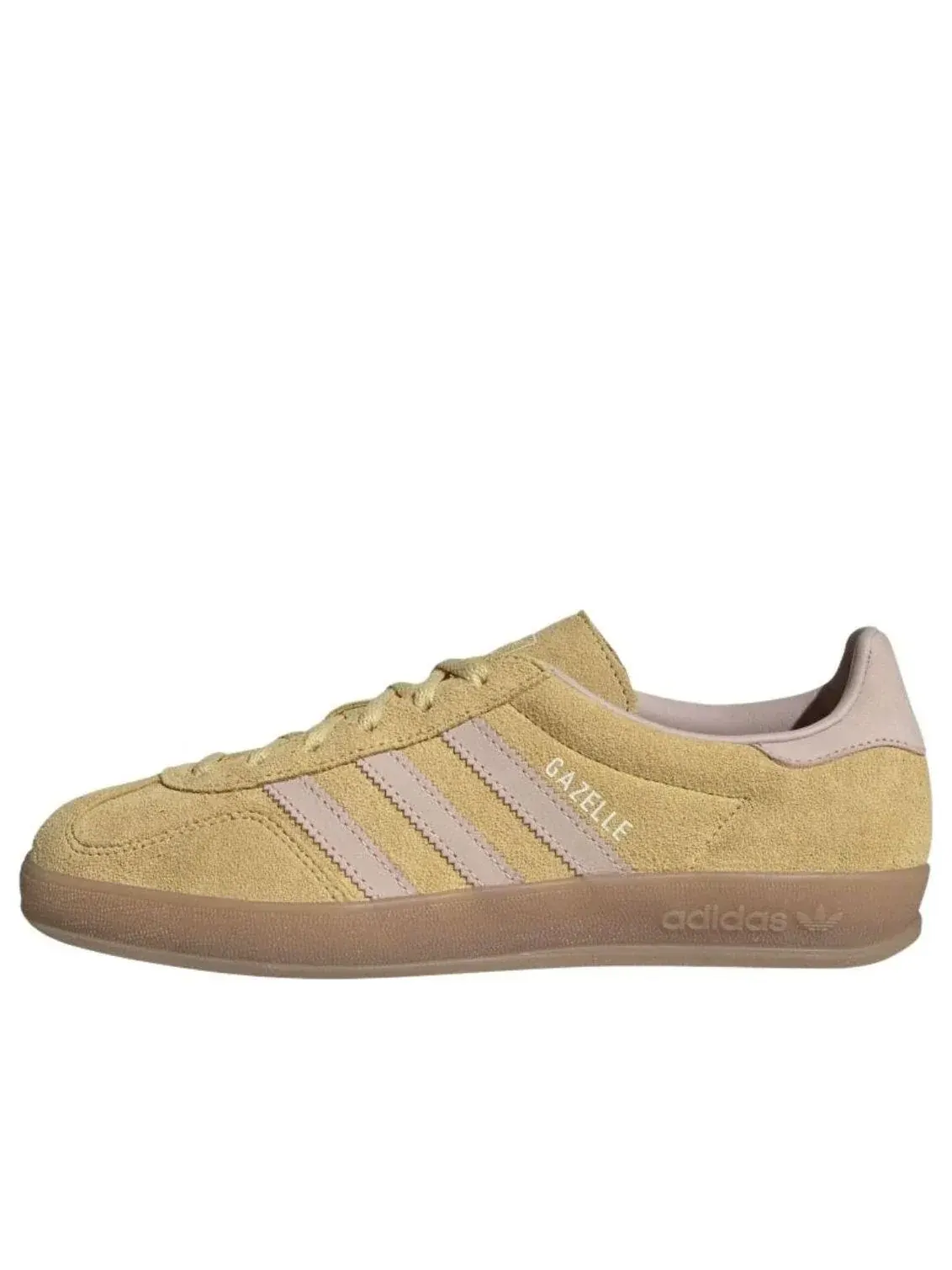Кроссовки (WMNS) Adidas Gazelle Indoor 'Yellow Beige' — изображение 1 из 5, желтый