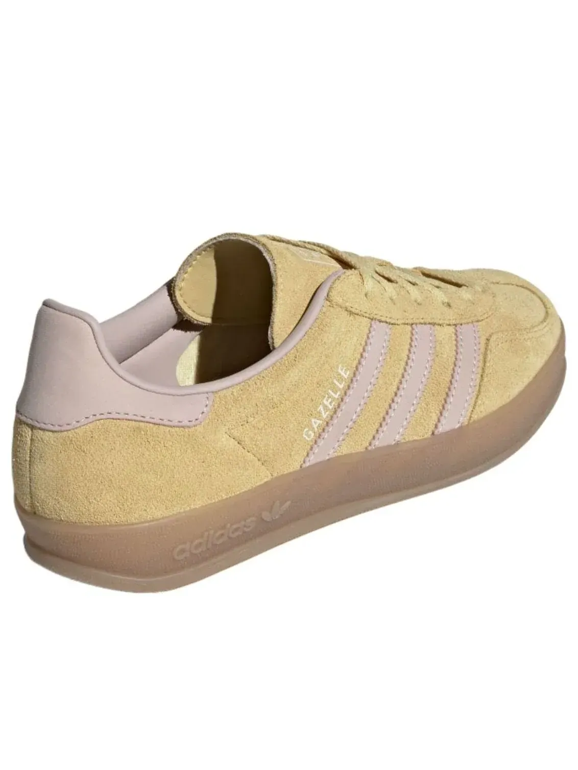 Кроссовки (WMNS) Adidas Gazelle Indoor 'Yellow Beige' — изображение 5 из 5, желтый