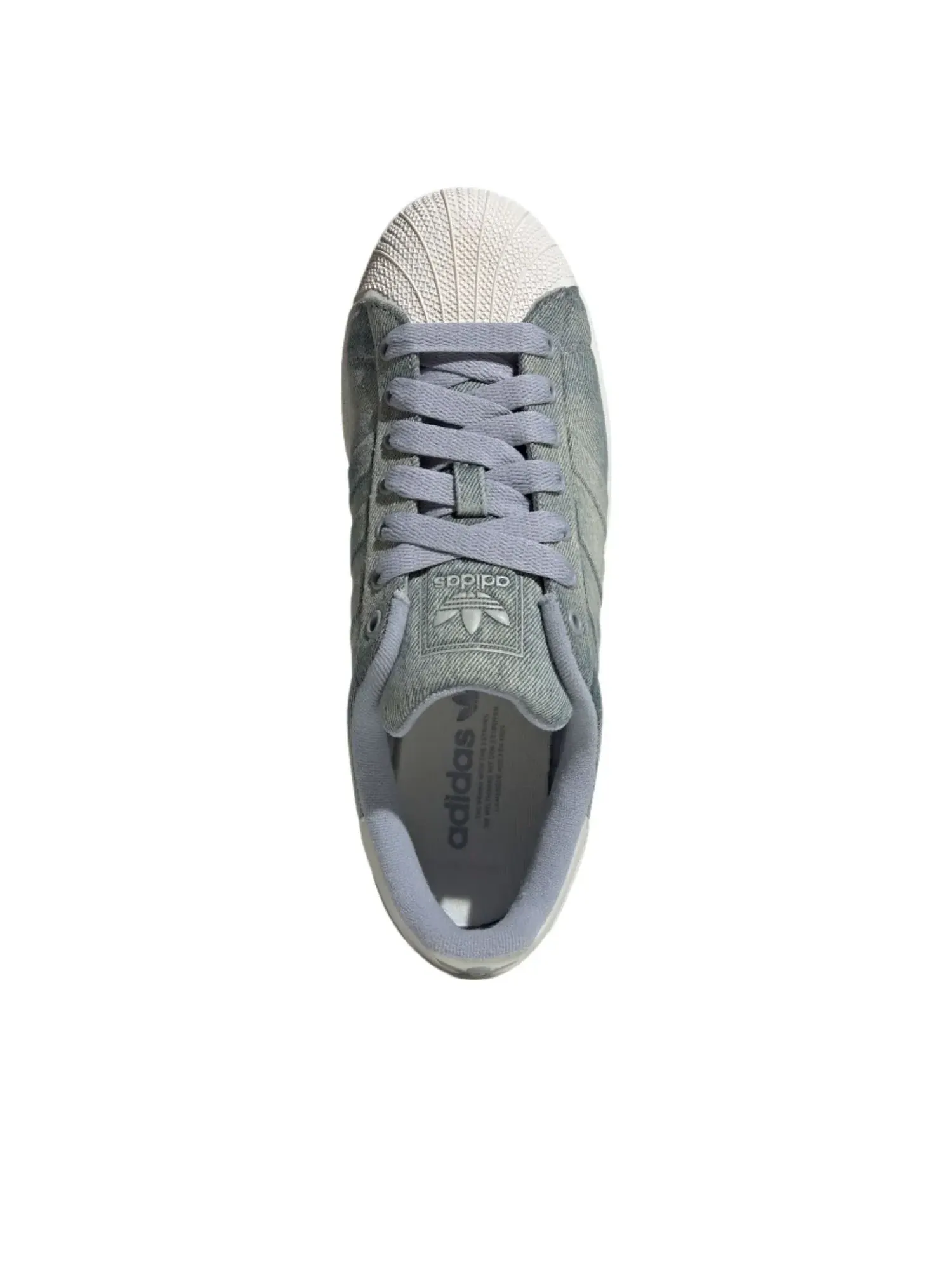 Кроссовки Adidas Superstar 'Denim' — изображение 4 из 6, синий