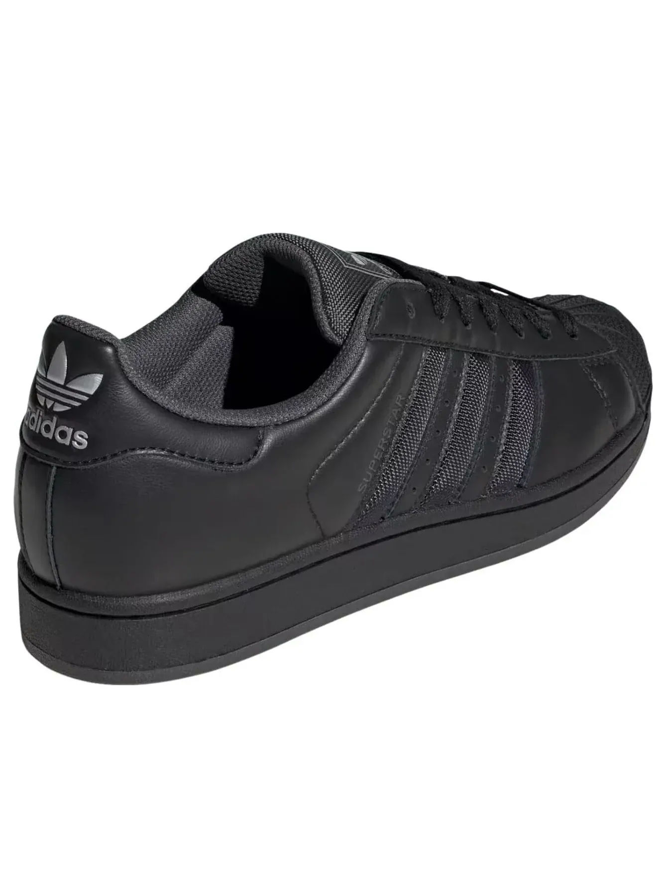 Кроссовки (WMNS) Adidas Superstar II 'Core Black Grey Silver' — изображение 3 из 6, черный