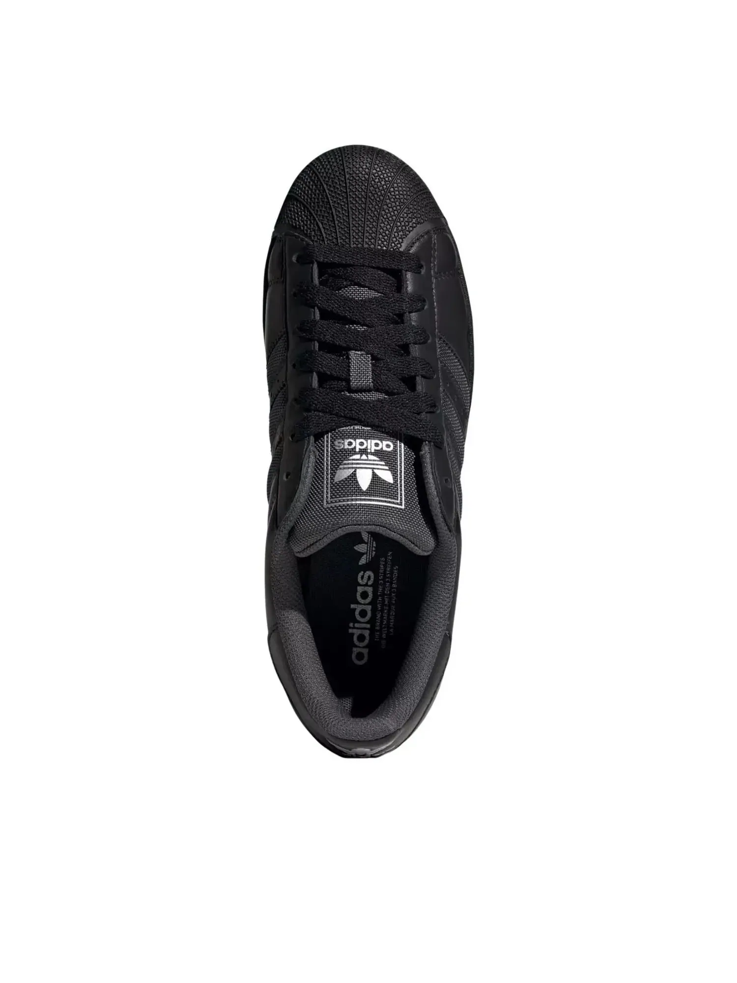 Кроссовки (WMNS) Adidas Superstar II 'Core Black Grey Silver' — изображение 4 из 6, черный
