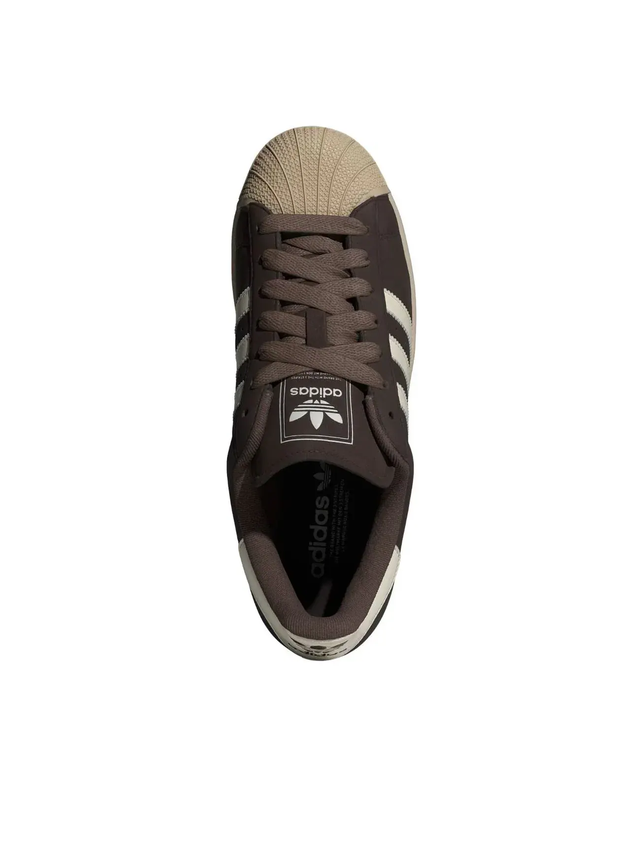 Кроссовки Adidas Superstar II 'Aurora Coffee Stone Khaki' — изображение 2 из 5, коричневый