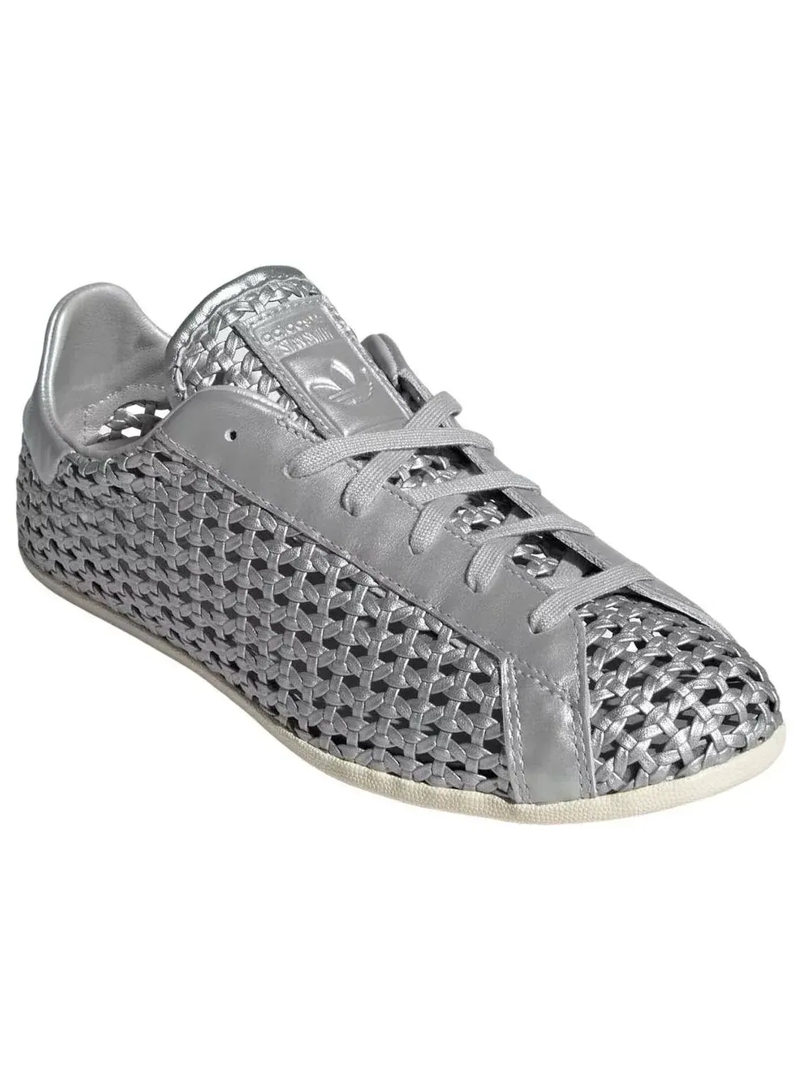 Кроссовки (WMNS) Adidas Stan Smith Lo Pro 'Silver Metallic' — изображение 4 из 5, серебряный