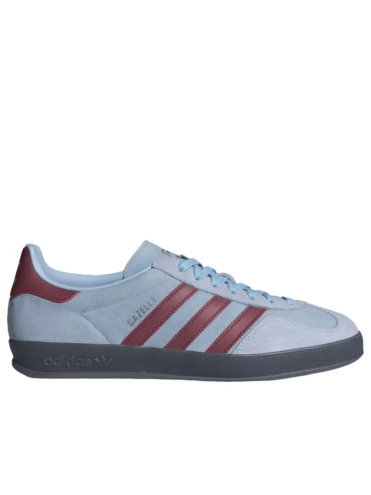 Мужские кроссовки замшевые с принтом Gazelle Indoor Adidas — изображение 2 из 5, синий