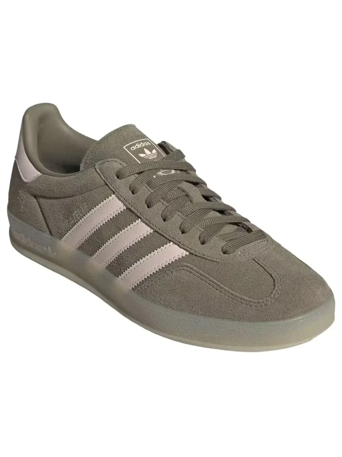 Мужские кеды с шнуровкой модель Gazelle Indoor Adidas — изображение 4 из 5, бежевый