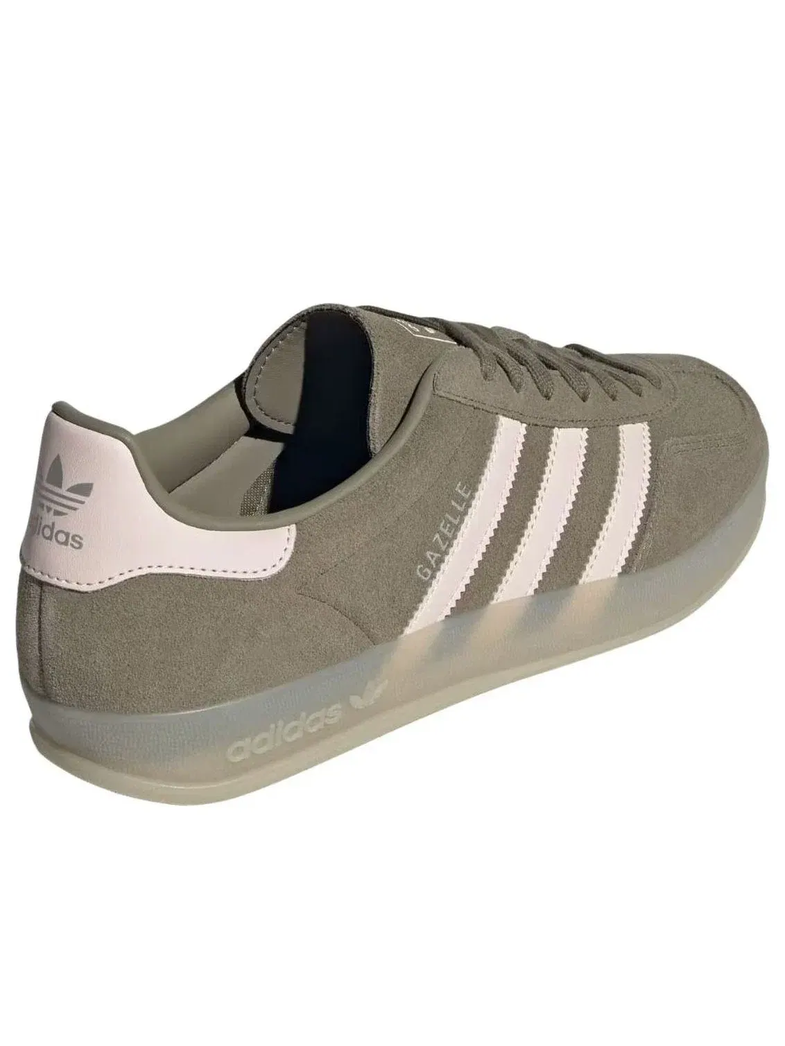 Мужские кеды с шнуровкой модель Gazelle Indoor Adidas — изображение 5 из 5, бежевый