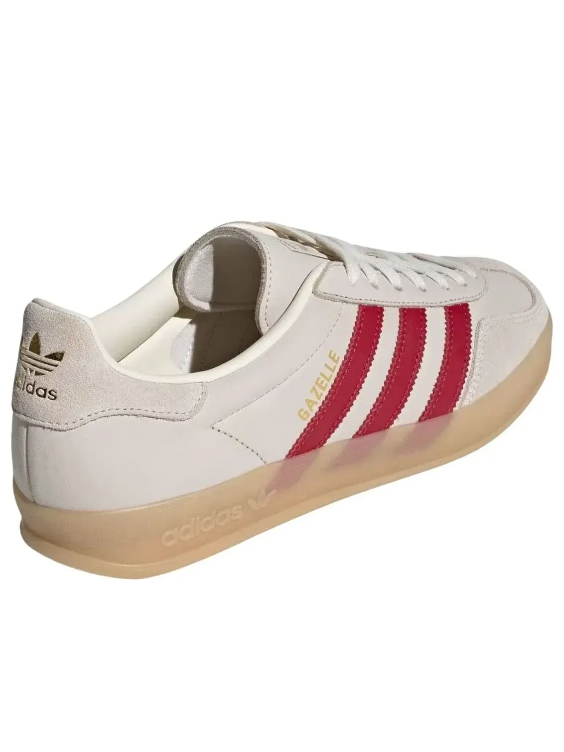 Кроссовки Adidas Gazelle Indoor 'Cream White Red Gum' — изображение 5 из 5, белый