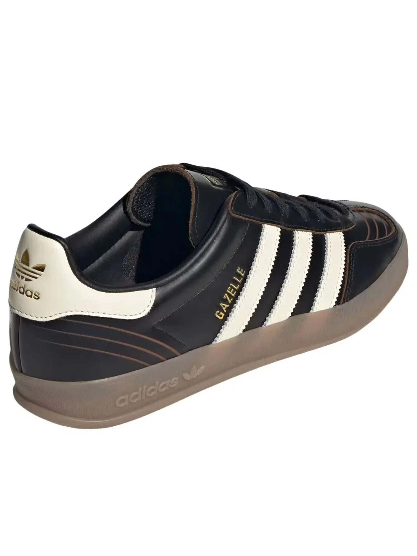Кроссовки Adidas Gazelle Indoor 'Core Black Cream White Gum' IH9679 — изображение 3 из 6, черный