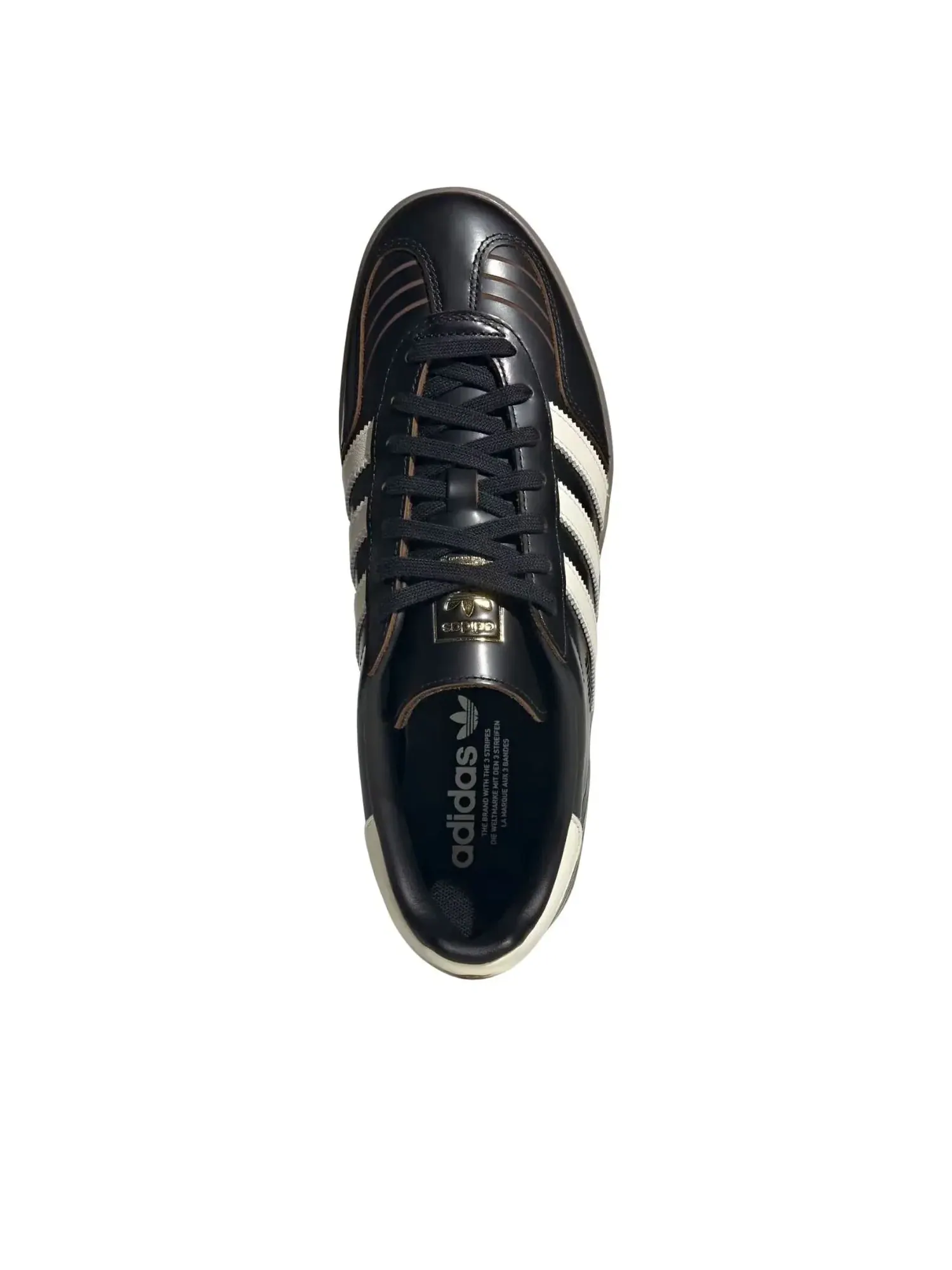 Кроссовки Adidas Gazelle Indoor 'Core Black Cream White Gum' IH9679 — изображение 4 из 6, черный