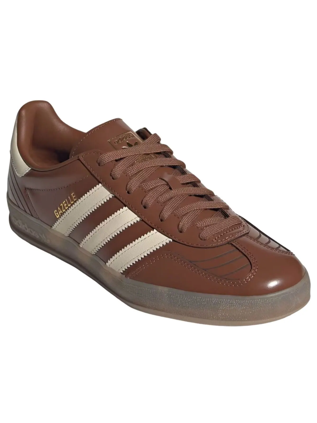 Adidas Gazelle Indoor 'Preloved Brown Wonder White Gum' — изображение 2 из 6, коричневый/белый