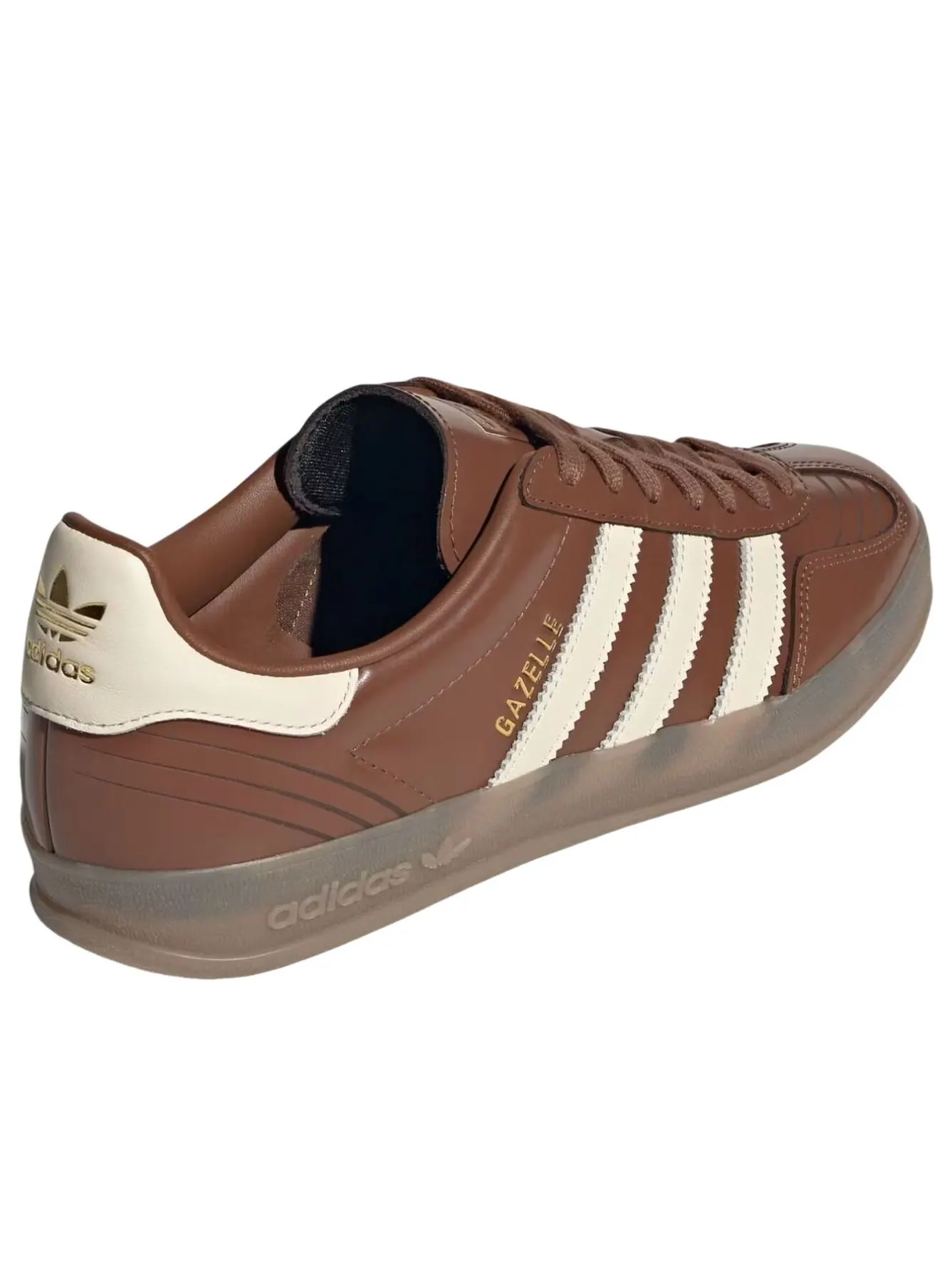 Adidas Gazelle Indoor 'Preloved Brown Wonder White Gum' — изображение 3 из 6, коричневый/белый