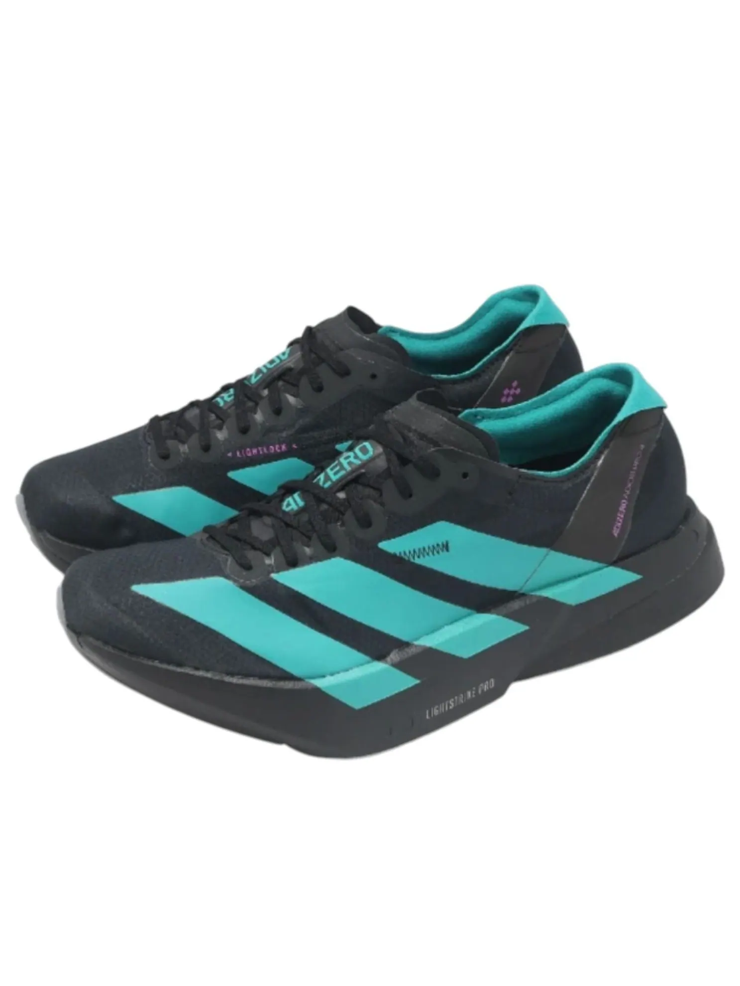 Adidas Adizero Adios PRO 4 'Черный' — изображение 2 из 5, черный/зеленый