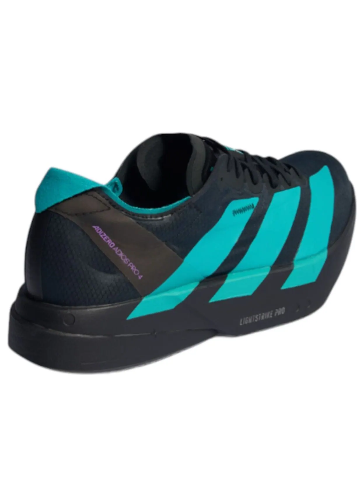 Adidas Adizero Adios PRO 4 'Черный' — изображение 3 из 5, черный/зеленый