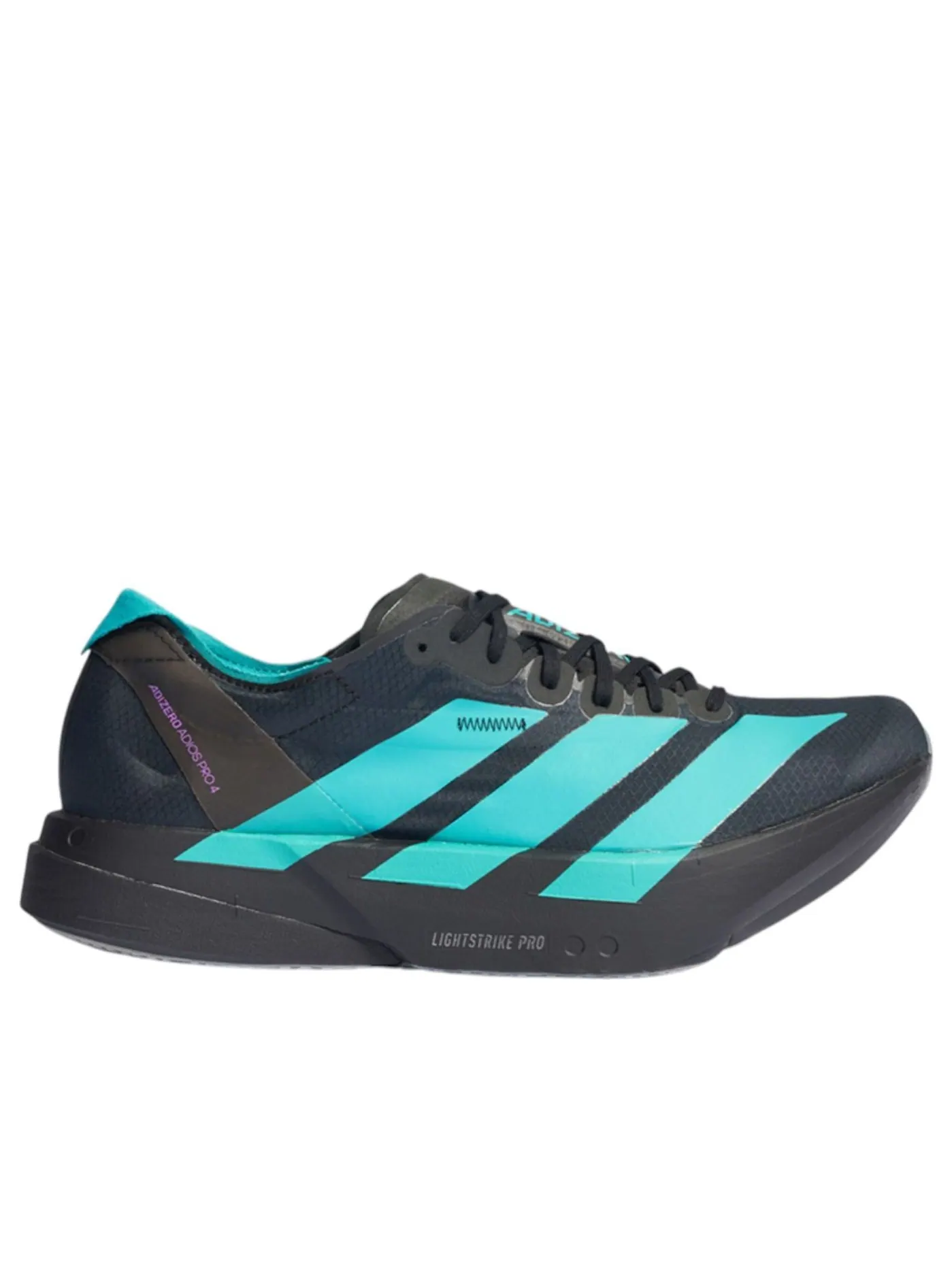 Adidas Adizero Adios PRO 4 'Черный' — изображение 5 из 5, черный/зеленый