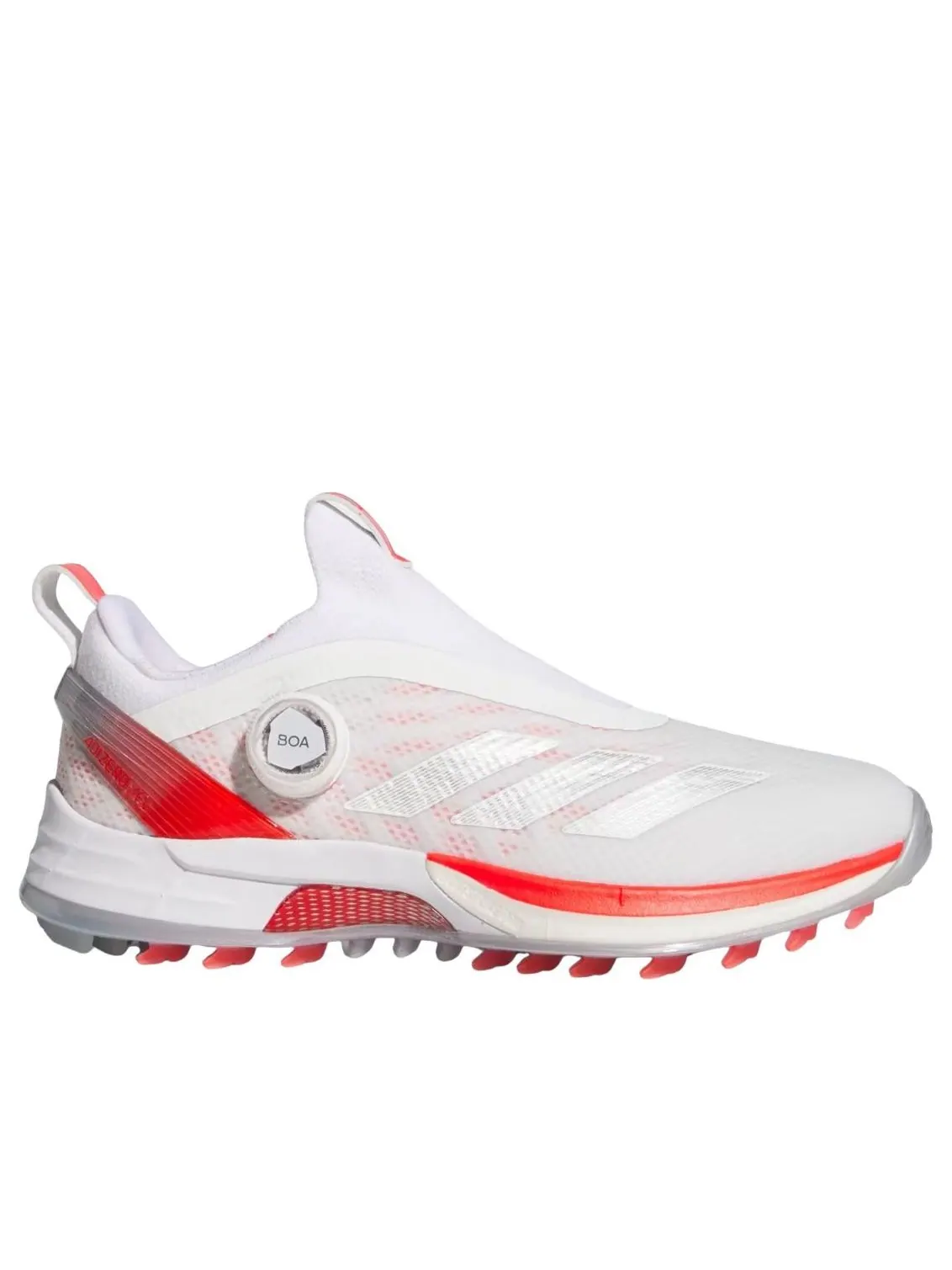 (WMNS) Adidas Adizero ZG BOA Spikeless Golf 'White Lucid Red' — изображение 2 из 5