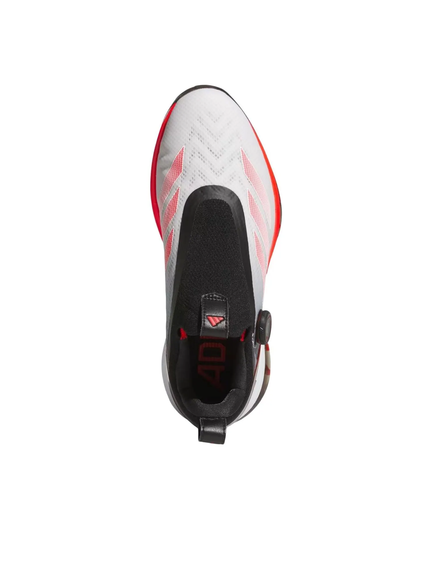 Adidas Adizero ZG Boa Spikeless Golf 'Cloud White Lucid Red Core Black' — изображение 2 из 6, белый/красный/черный