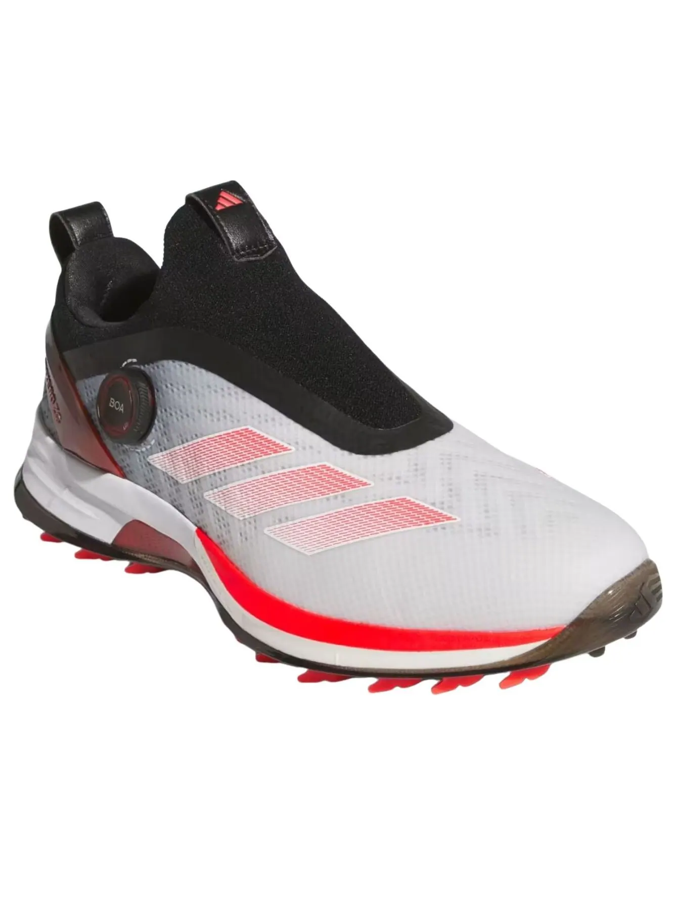 Adidas Adizero ZG Boa Spikeless Golf 'Cloud White Lucid Red Core Black' — изображение 4 из 6, белый/красный/черный