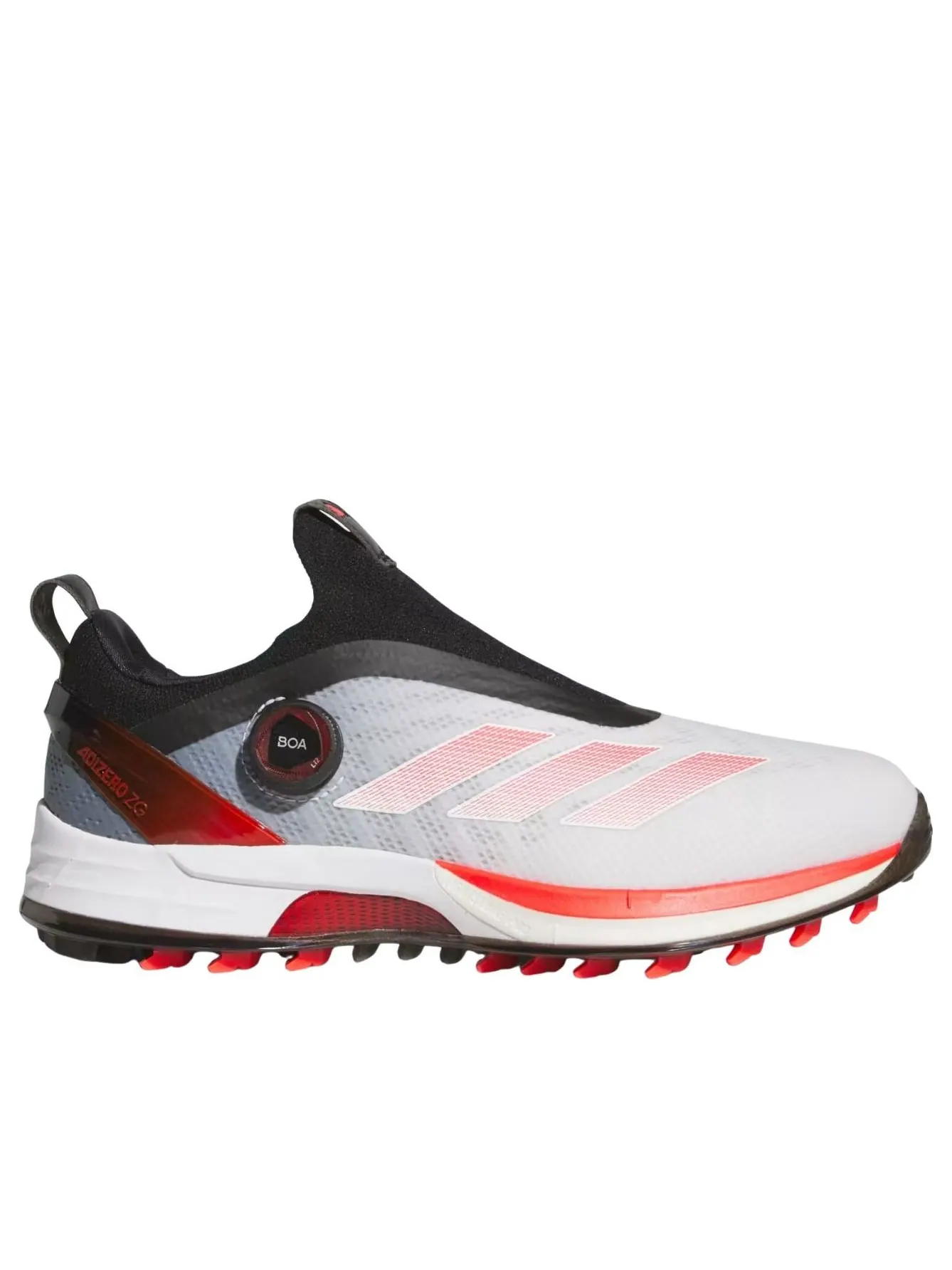 Adidas Adizero ZG Boa Spikeless Golf 'Cloud White Lucid Red Core Black' — изображение 6 из 6, белый/красный/черный