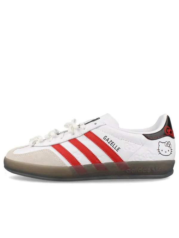 Кроссовки x hello kitty gazelle для помещений Adidas — изображение 1 из 4, белый/красный/золотистый