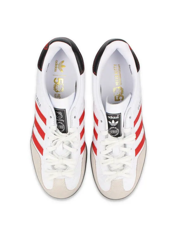 Кроссовки x hello kitty gazelle для помещений Adidas — изображение 3 из 4, белый/красный/золотистый