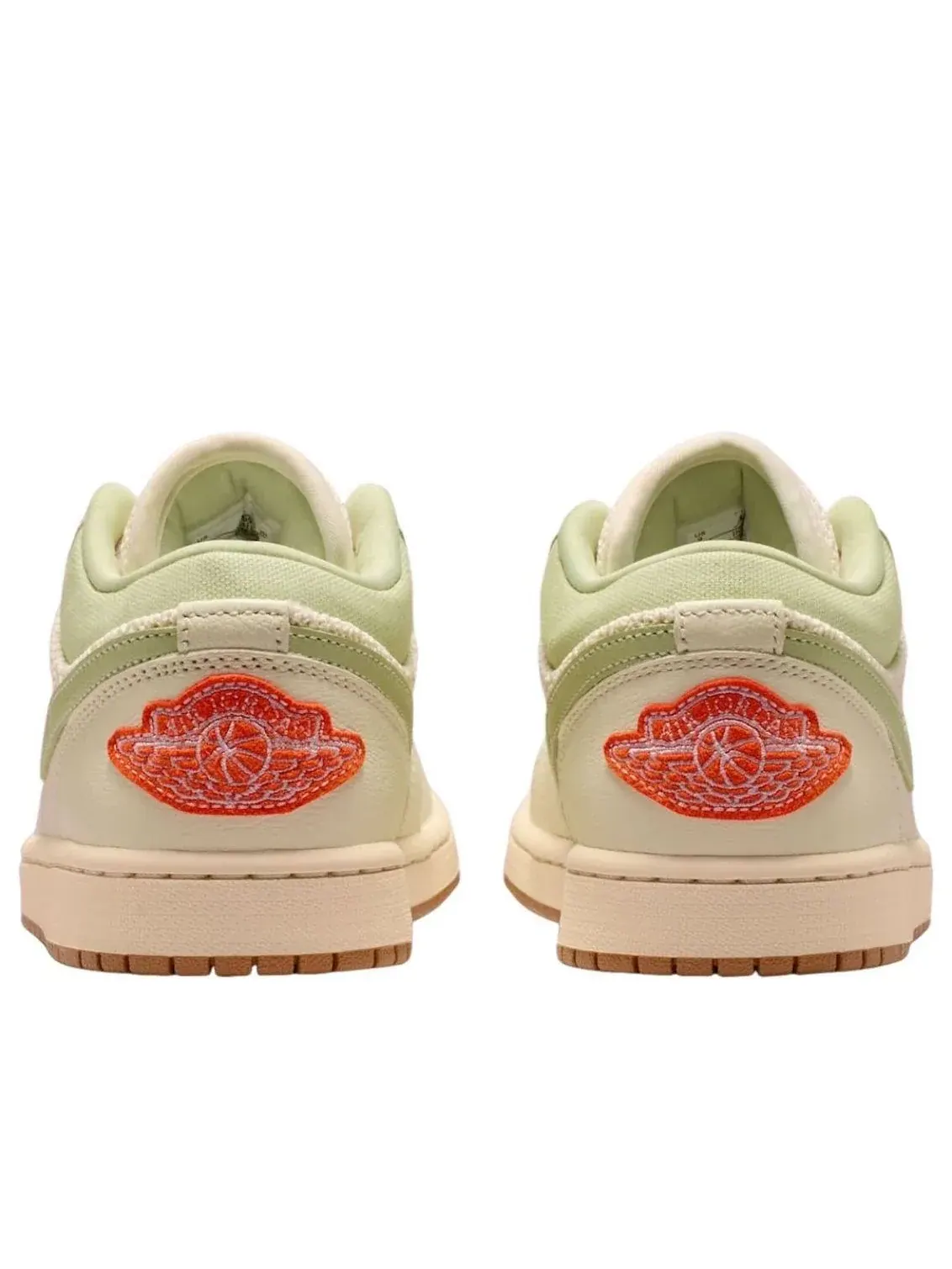 Кроссовки (WMNS) Air Jordan 1 Low Woven 'Olive Aura' — изображение 5 из 6, бежевый