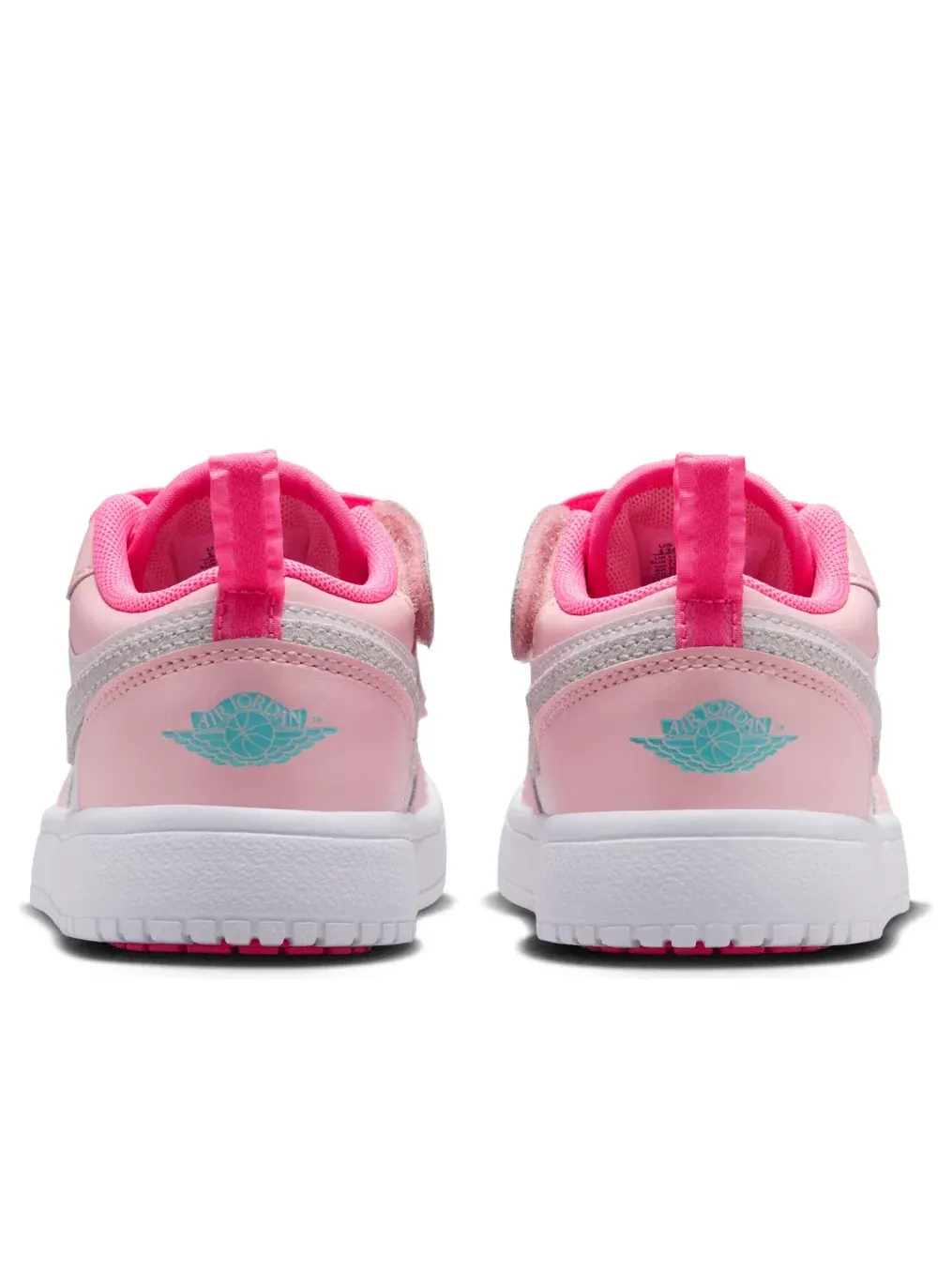 Детские кроссовки с кожаным верхом Air Jordan 1 Low ALT SE Pink Bloom — изображение 3 из 6, розовый