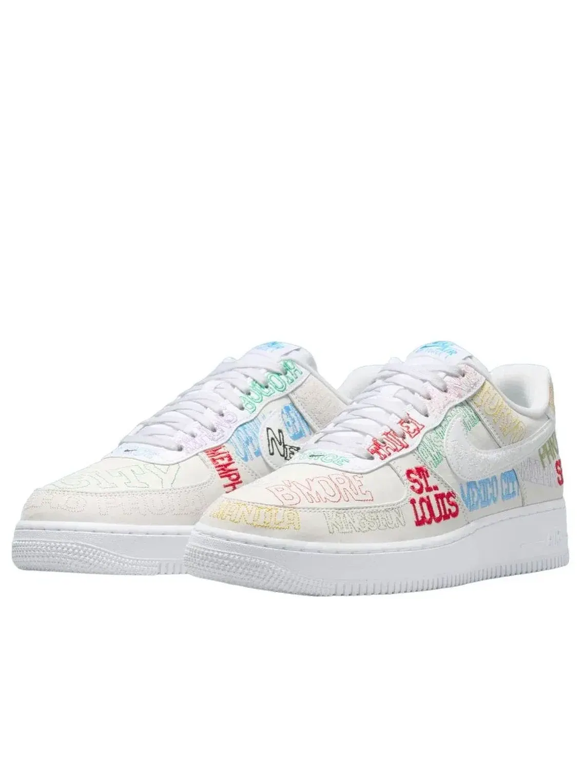 Кроссовки Nike Air Force 1 Low 'On Tour White' II1549-100 — изображение 3 из 6, белый