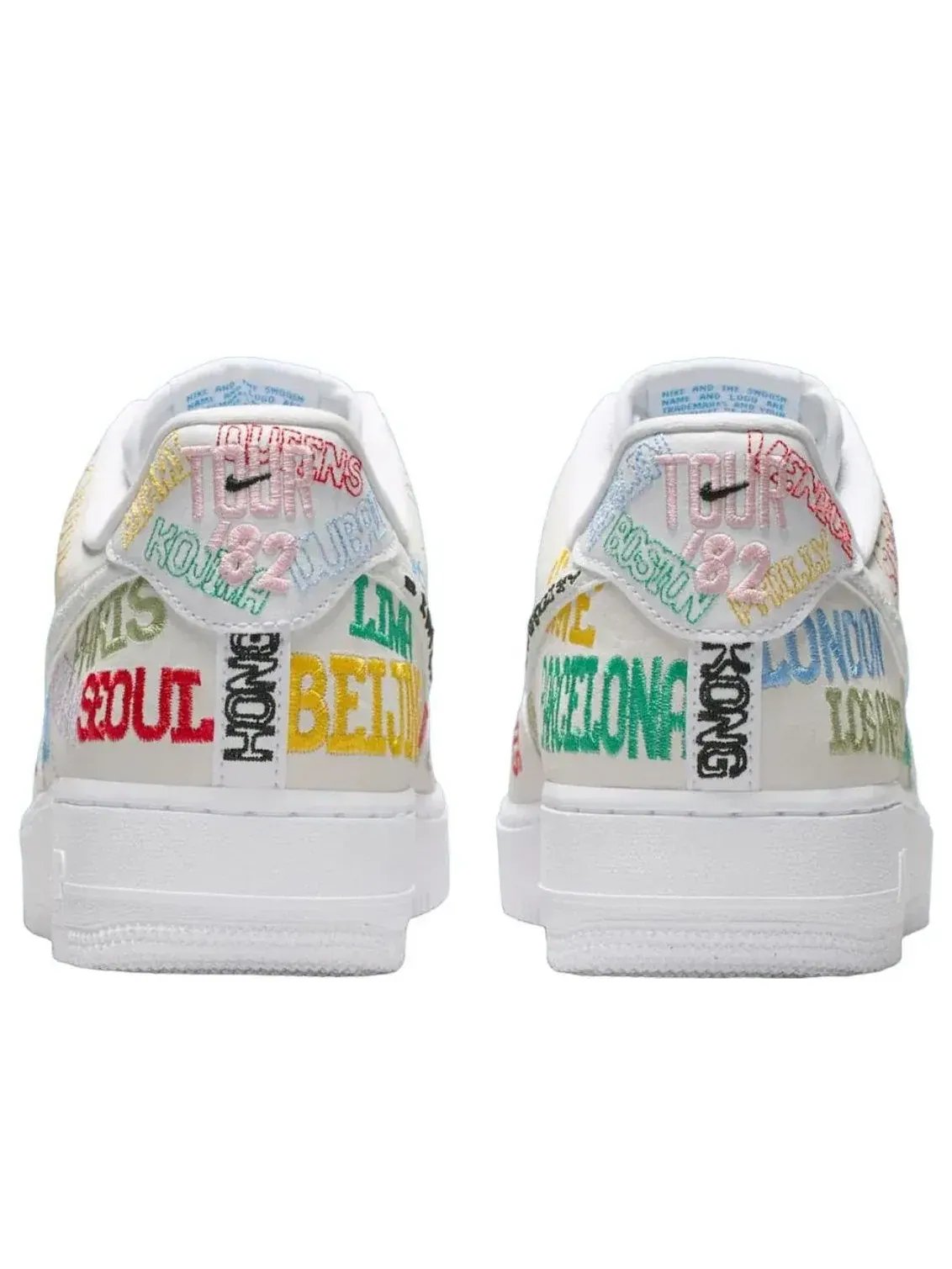 Кроссовки Nike Air Force 1 Low 'On Tour White' II1549-100 — изображение 5 из 6, белый