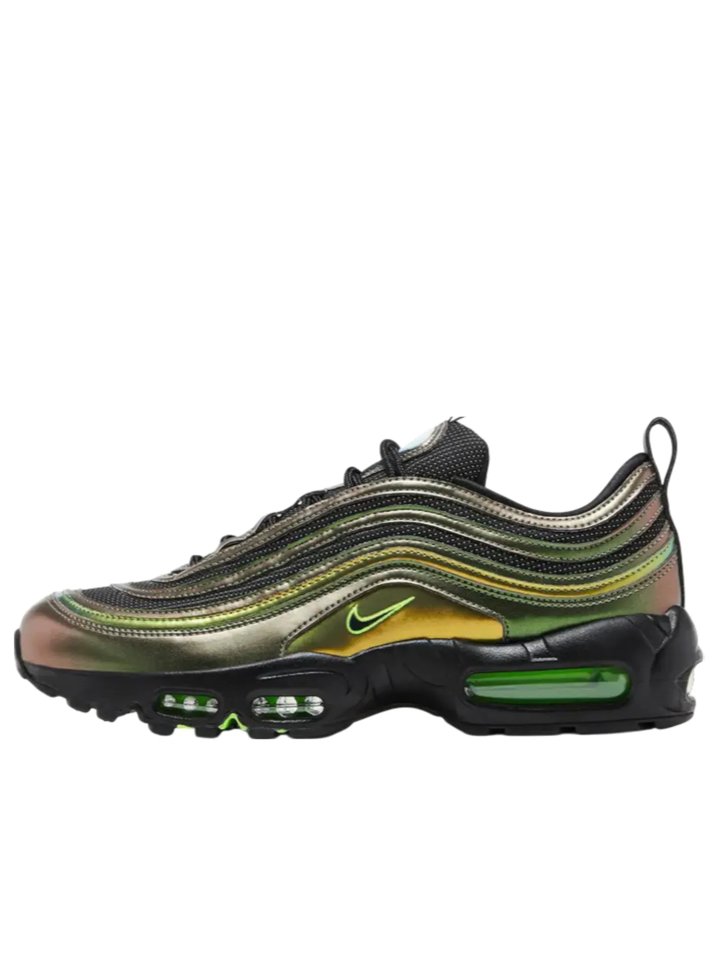 Кроссовки Nike Air Max 95/97 'University of Oregon - Storm' — изображение 1 из 3, мульти/черный/зеленый