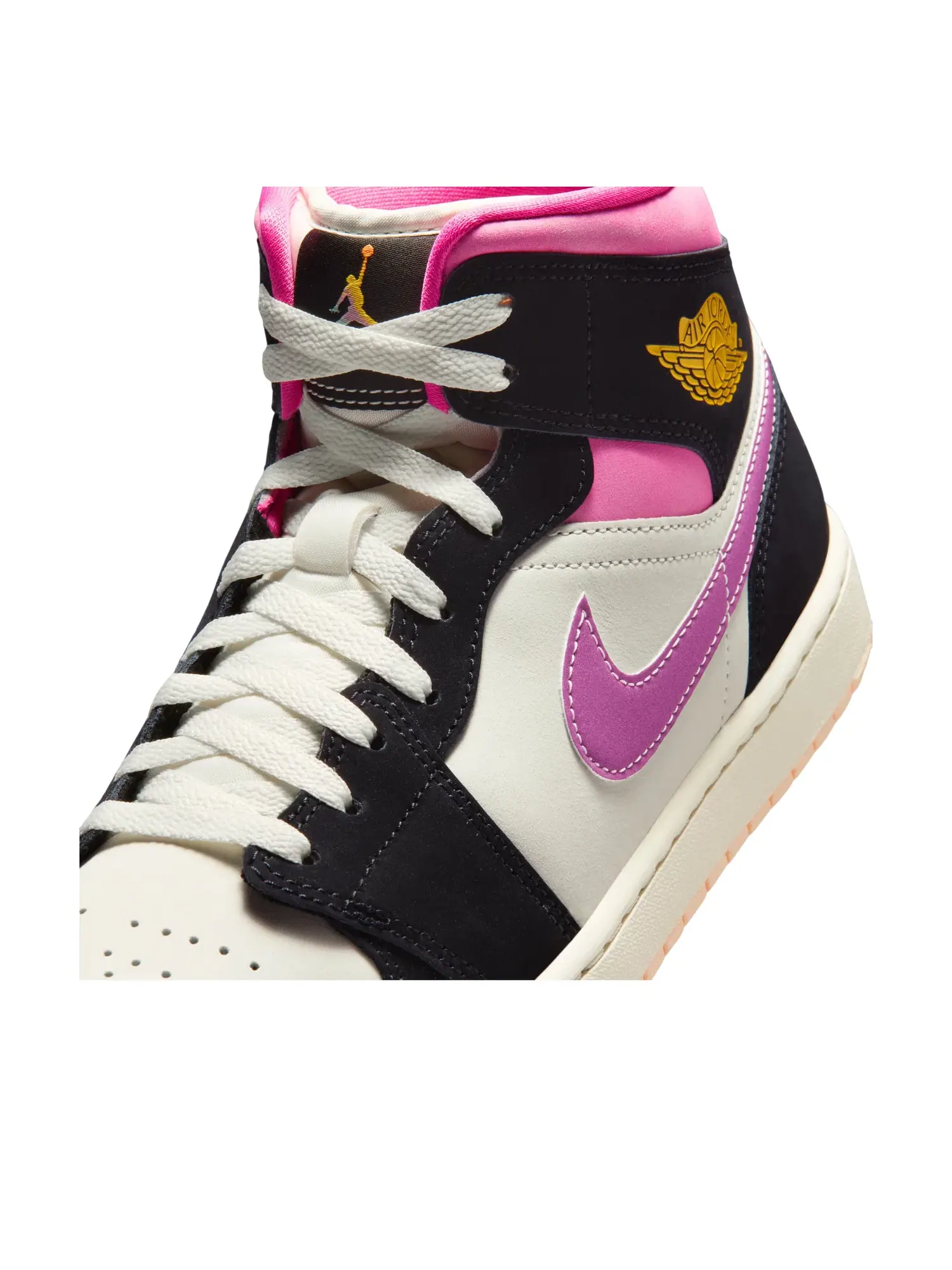 Кроссовки Jordan 1 Mid SE 'World Tour' II3789-001 — изображение 5 из 6, черный