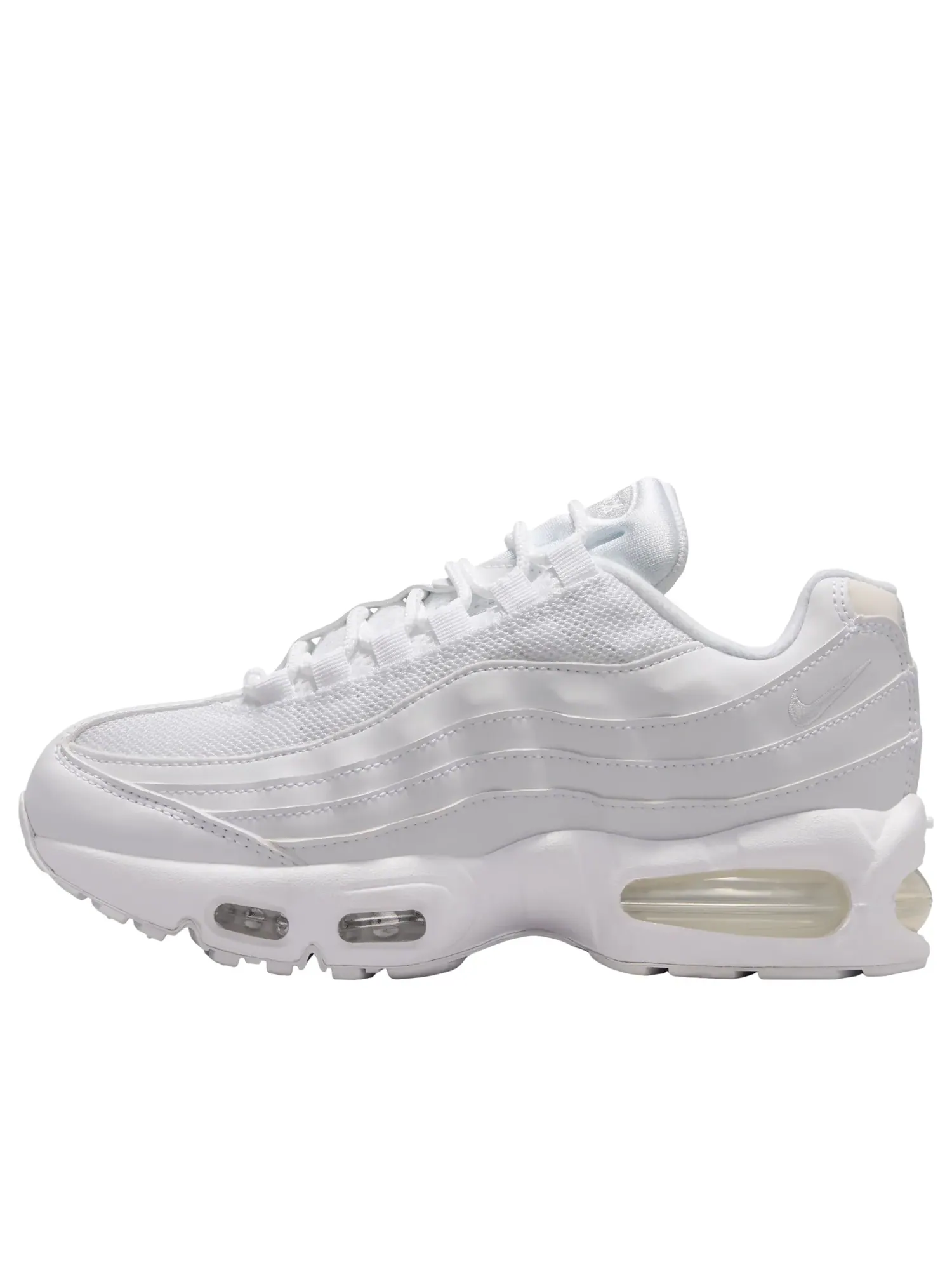 Кроссовки (GS) Nike Air Max 95 Big Bubble 'White Pure Platinum' — изображение 1 из 6, белый