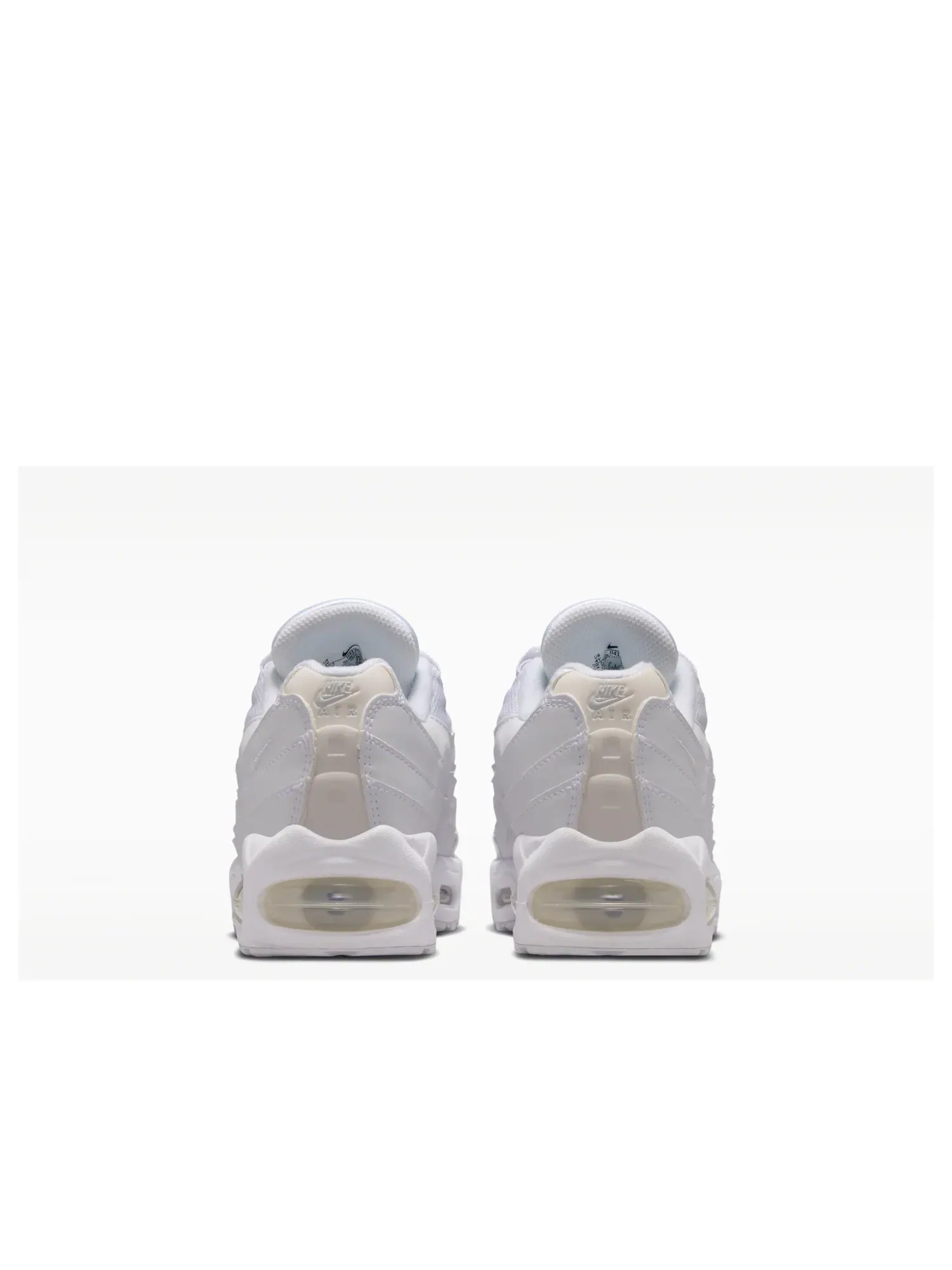 Кроссовки (GS) Nike Air Max 95 Big Bubble 'White Pure Platinum' — изображение 3 из 6, белый