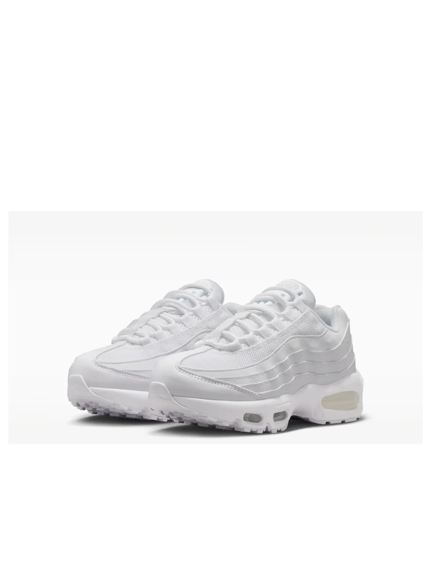 Кроссовки (GS) Nike Air Max 95 Big Bubble 'White Pure Platinum' — изображение 4 из 6, белый
