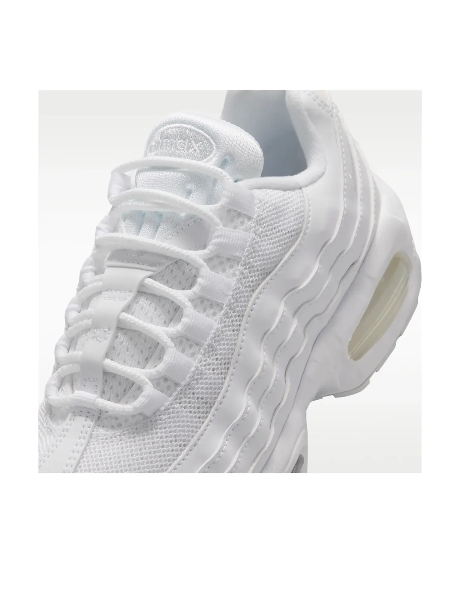 Кроссовки (GS) Nike Air Max 95 Big Bubble 'White Pure Platinum' — изображение 5 из 6, белый