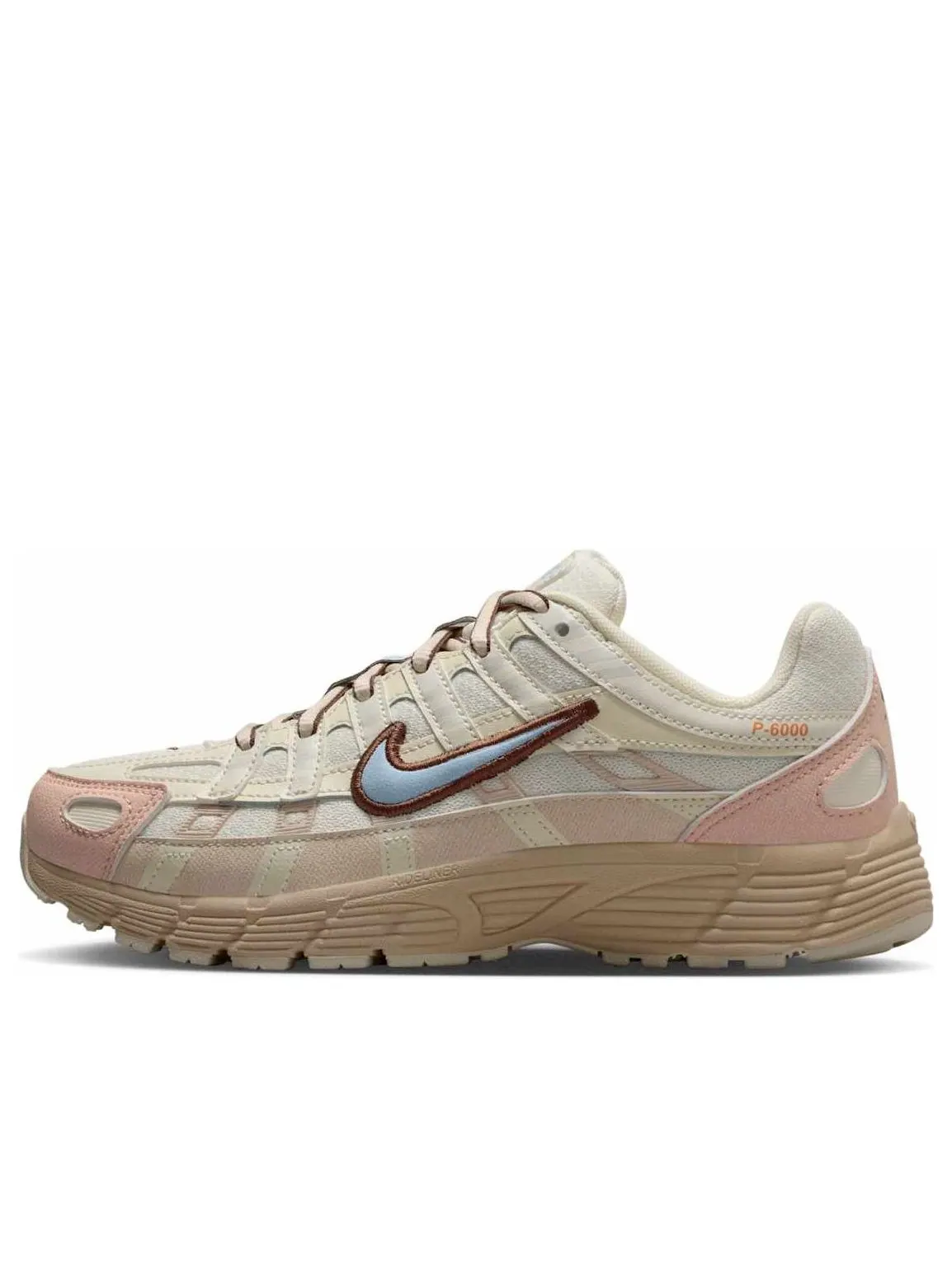 Кроссовки (GS) Nike P-6000 'Soft Pearl Celestine Blue' — изображение 1 из 7, розовый