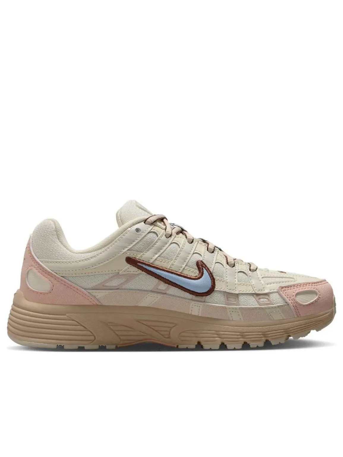 Кроссовки (GS) Nike P-6000 'Soft Pearl Celestine Blue' — изображение 2 из 7, розовый