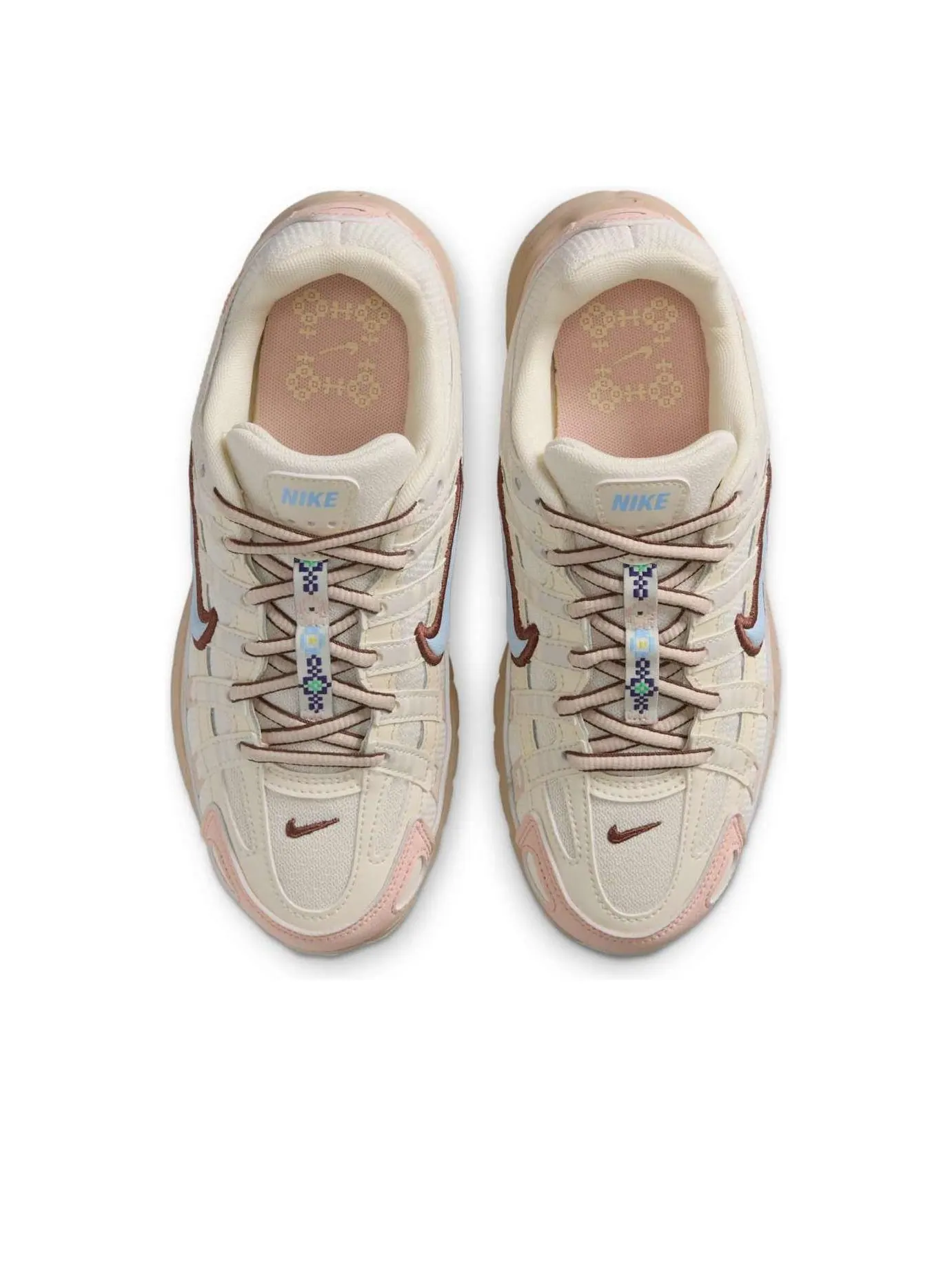 Кроссовки (GS) Nike P-6000 'Soft Pearl Celestine Blue' — изображение 4 из 7, розовый