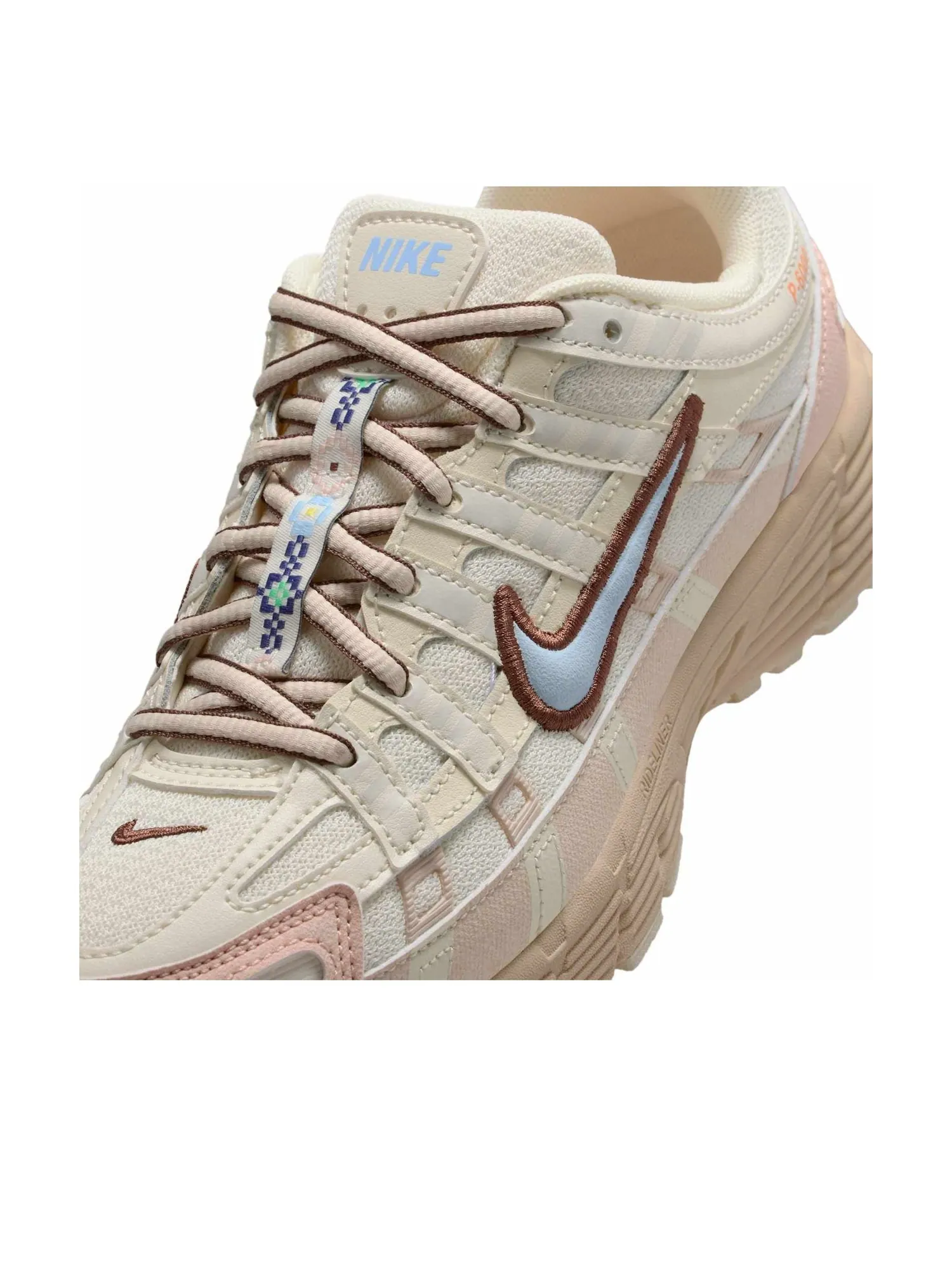 Кроссовки (GS) Nike P-6000 'Soft Pearl Celestine Blue' — изображение 7 из 7, розовый