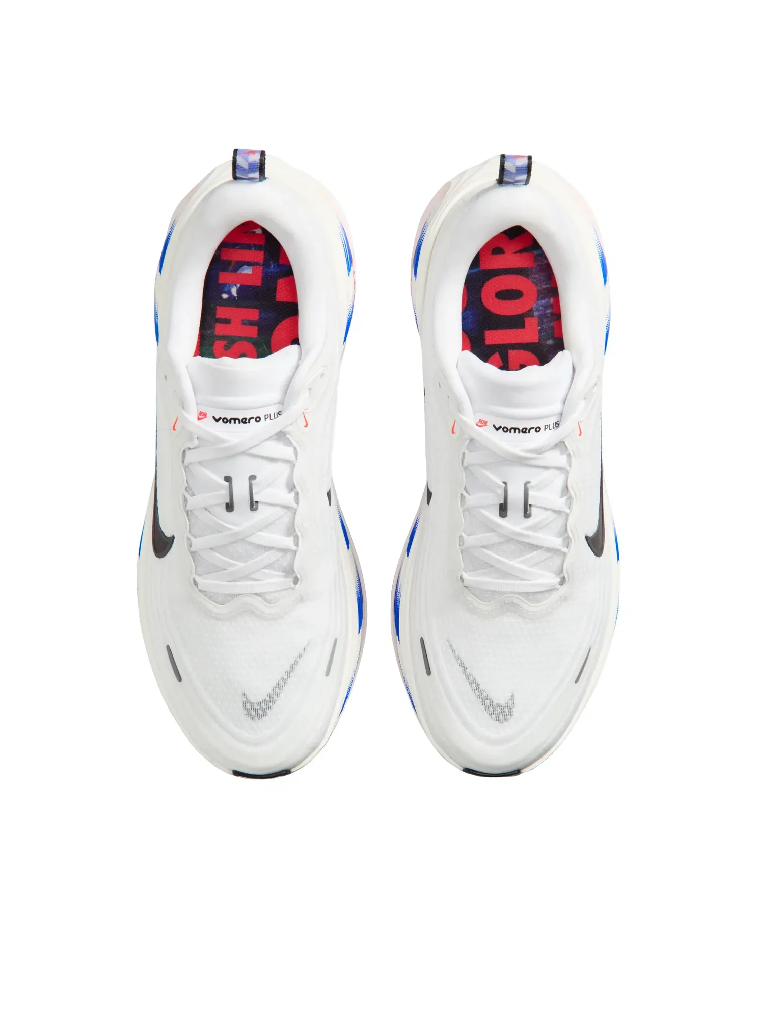 Кроссовки Nike Air Zoom Vomero Plus 'White Racer Blue Bright Crimson' II5257-100 — изображение 2 из 6, белый