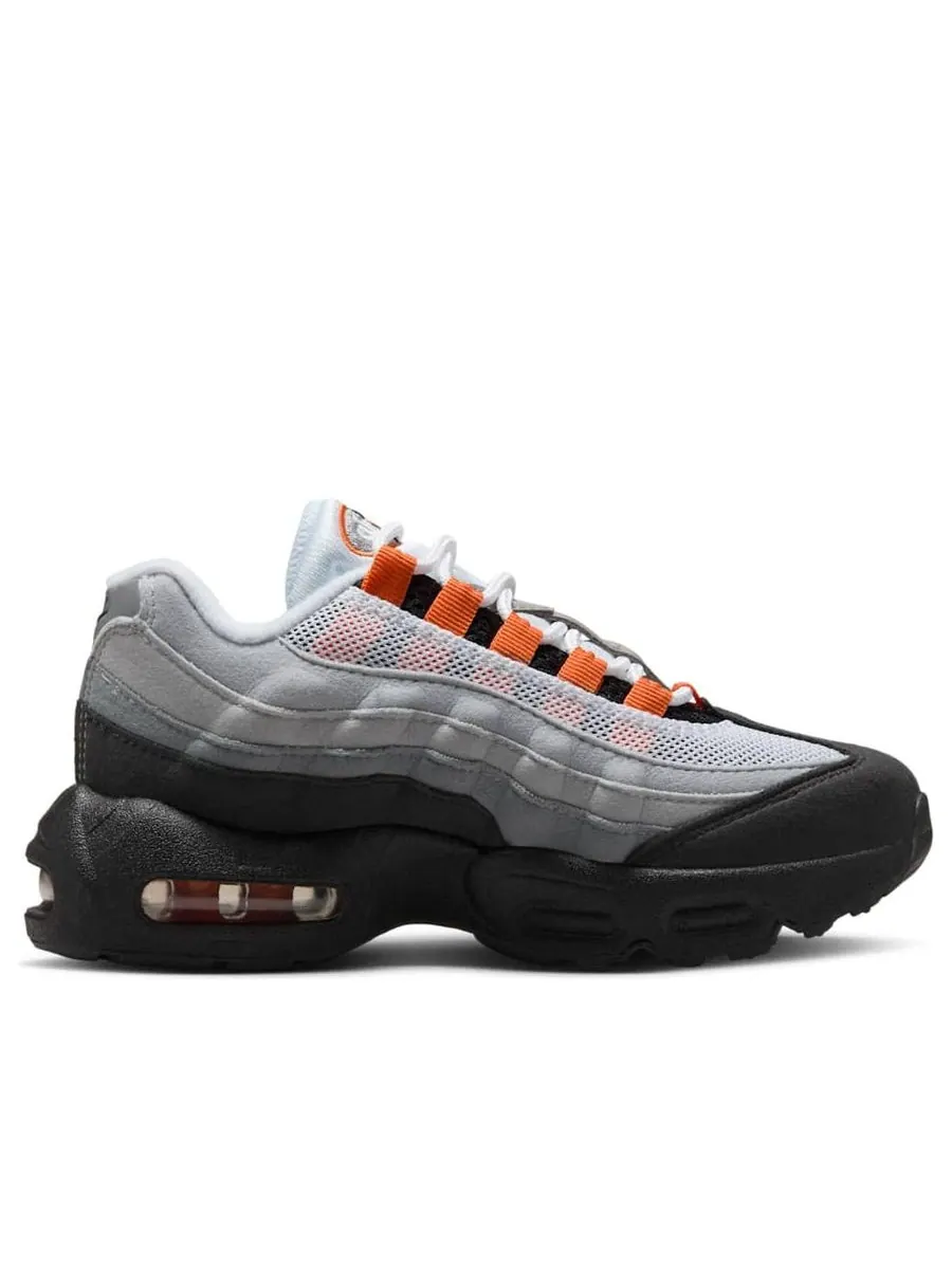 Кроссовки (PS) Nike Air Max 95 OG 'Bright Mandarin' 2025 — изображение 2 из 6, белый