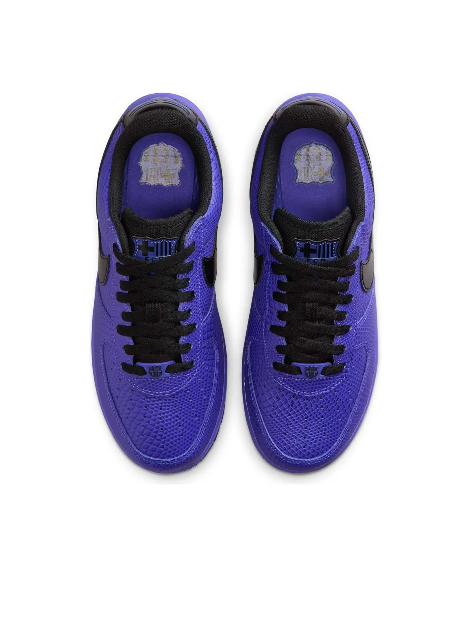 Nike x FC Barcelona x Kobe Air Force 1 Low Protro 'Persian Violet' — изображение 2 из 6, фиолетовый/черный