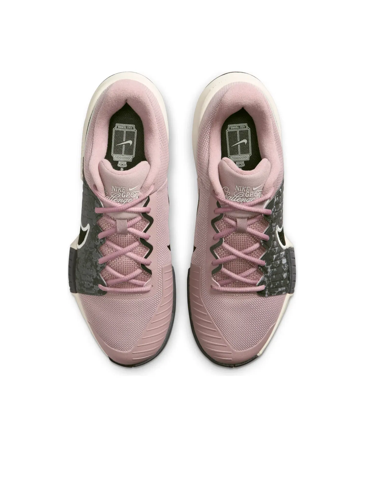 Мужские теннисные кроссовки с шнуровкой Nike GP Challenge Pro Premium HC Light Violet Ore — изображение 3 из 7, фиолетовый