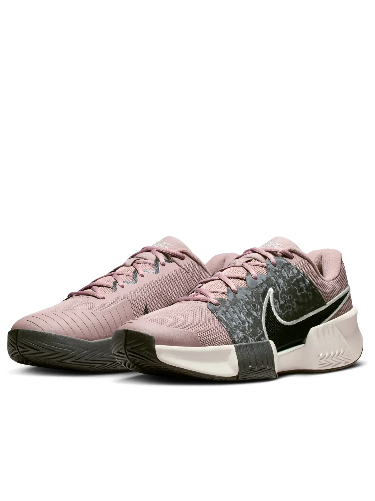 Мужские теннисные кроссовки с шнуровкой Nike GP Challenge Pro Premium HC Light Violet Ore — изображение 5 из 7, фиолетовый