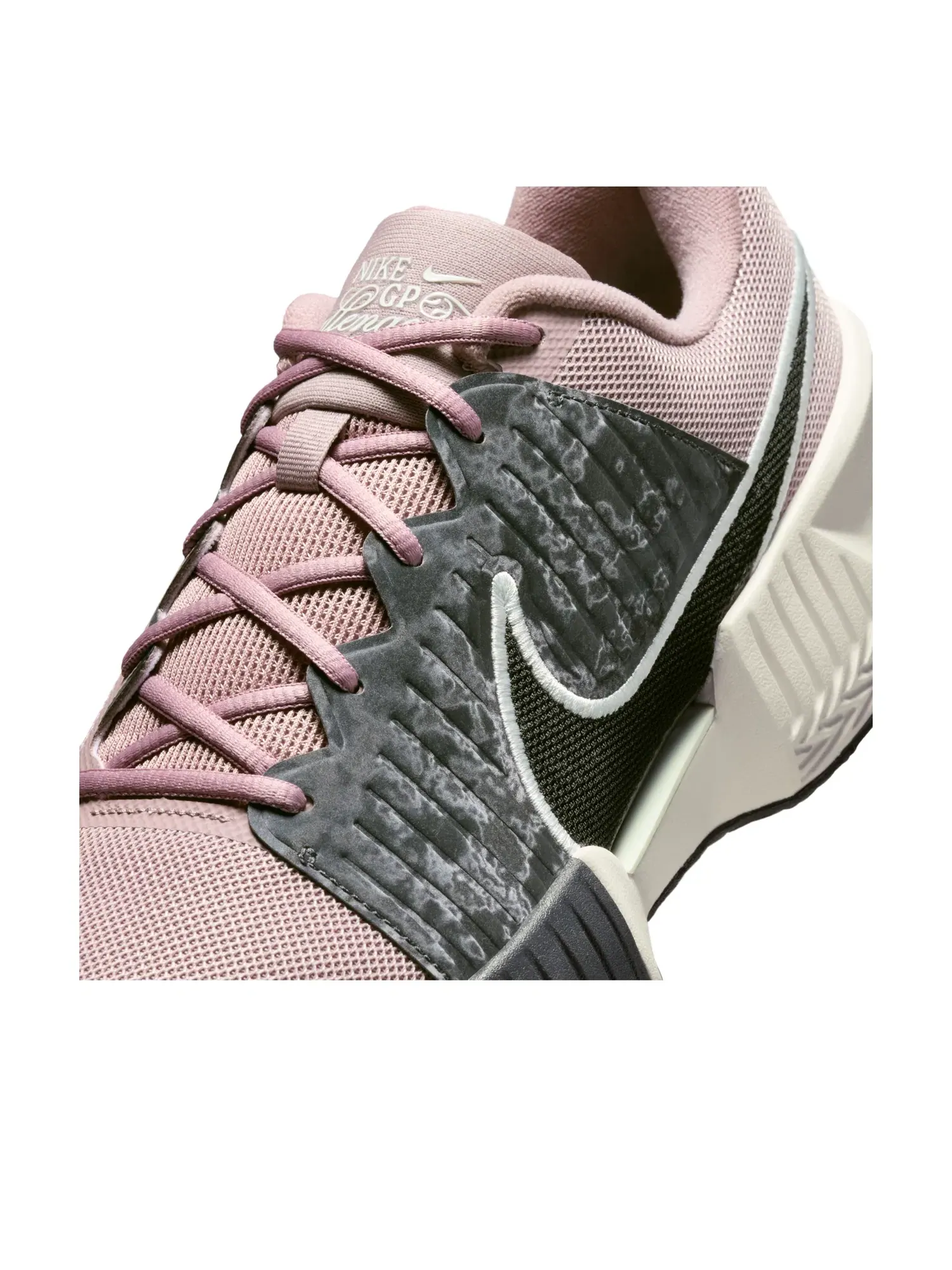 Мужские теннисные кроссовки с шнуровкой Nike GP Challenge Pro Premium HC Light Violet Ore — изображение 6 из 7, фиолетовый