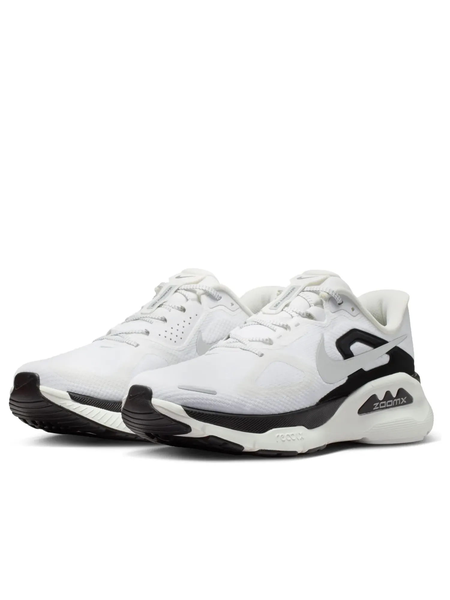 Кроссовки Nike Structure Plus 'Summit White Silver Black' — изображение 4 из 6, белый
