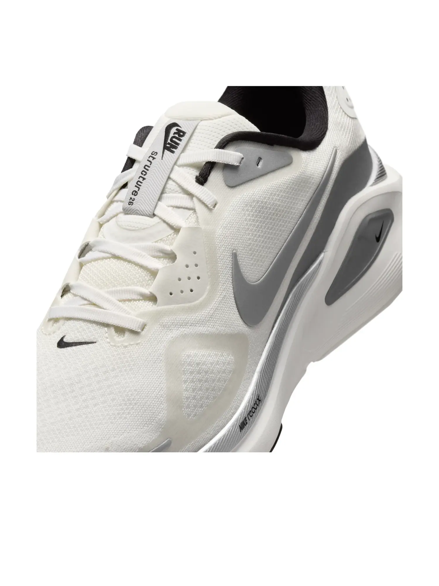 Кроссовки Nike Structure 26 'Summit White Metallic Silver' — изображение 5 из 7, белый