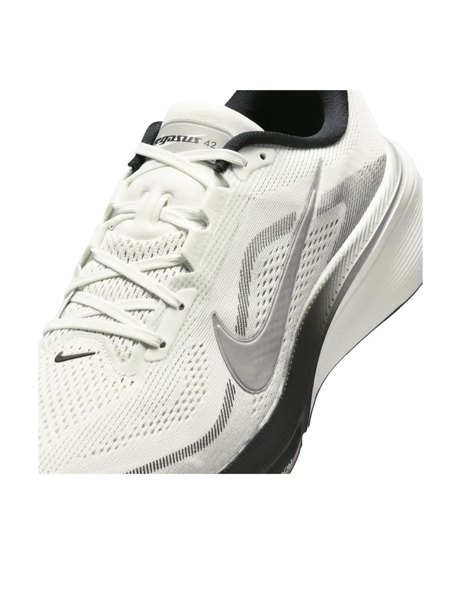 Кроссовки Nike Air Zoom Pegasus 42 'Summit White Metallic Silver Black' — изображение 5 из 7, белый