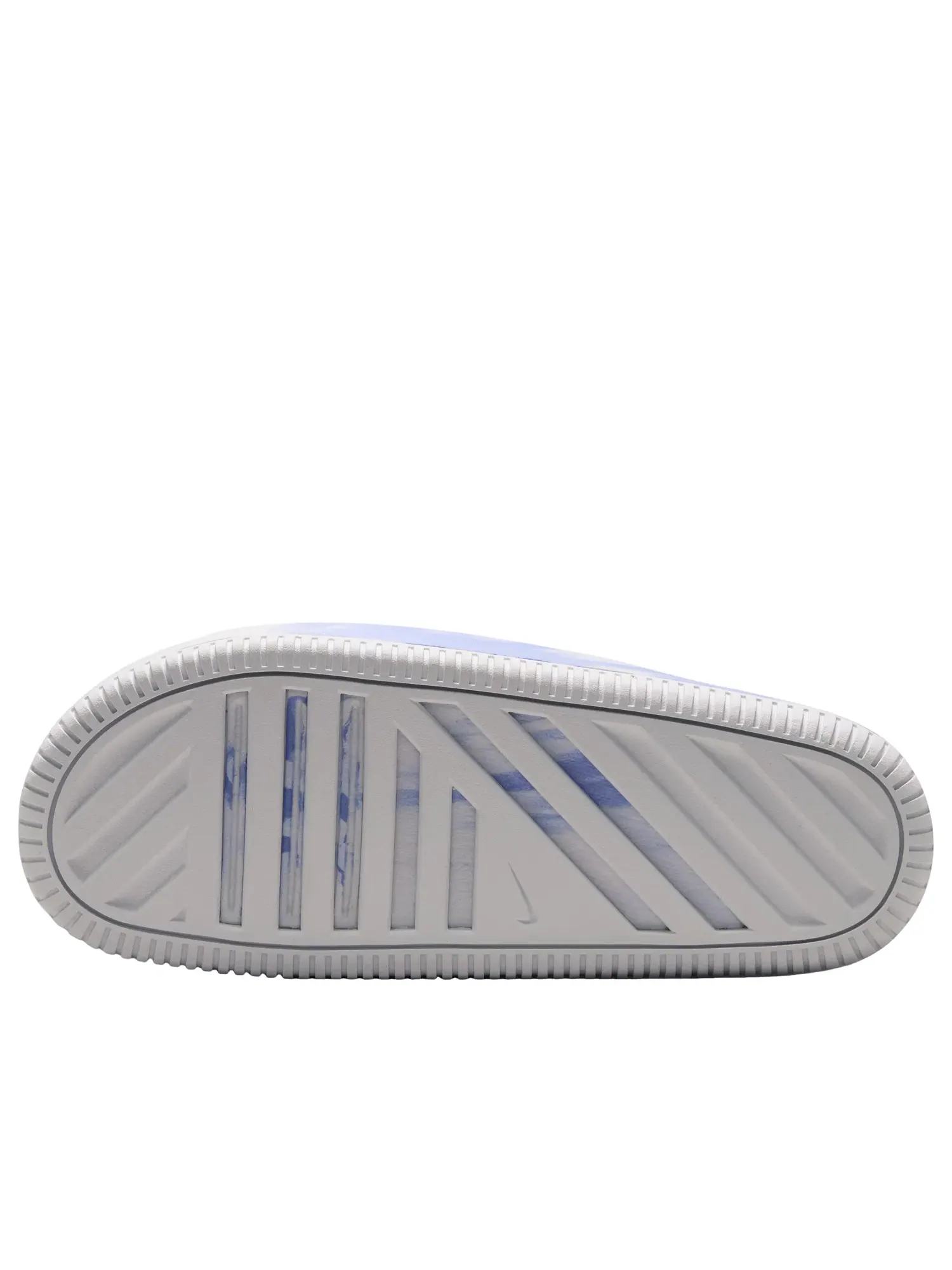Женские шлепанцы Nike Calm 2.0 Marbled Slides Summit White Football Grey — изображение 4 из 5, синий