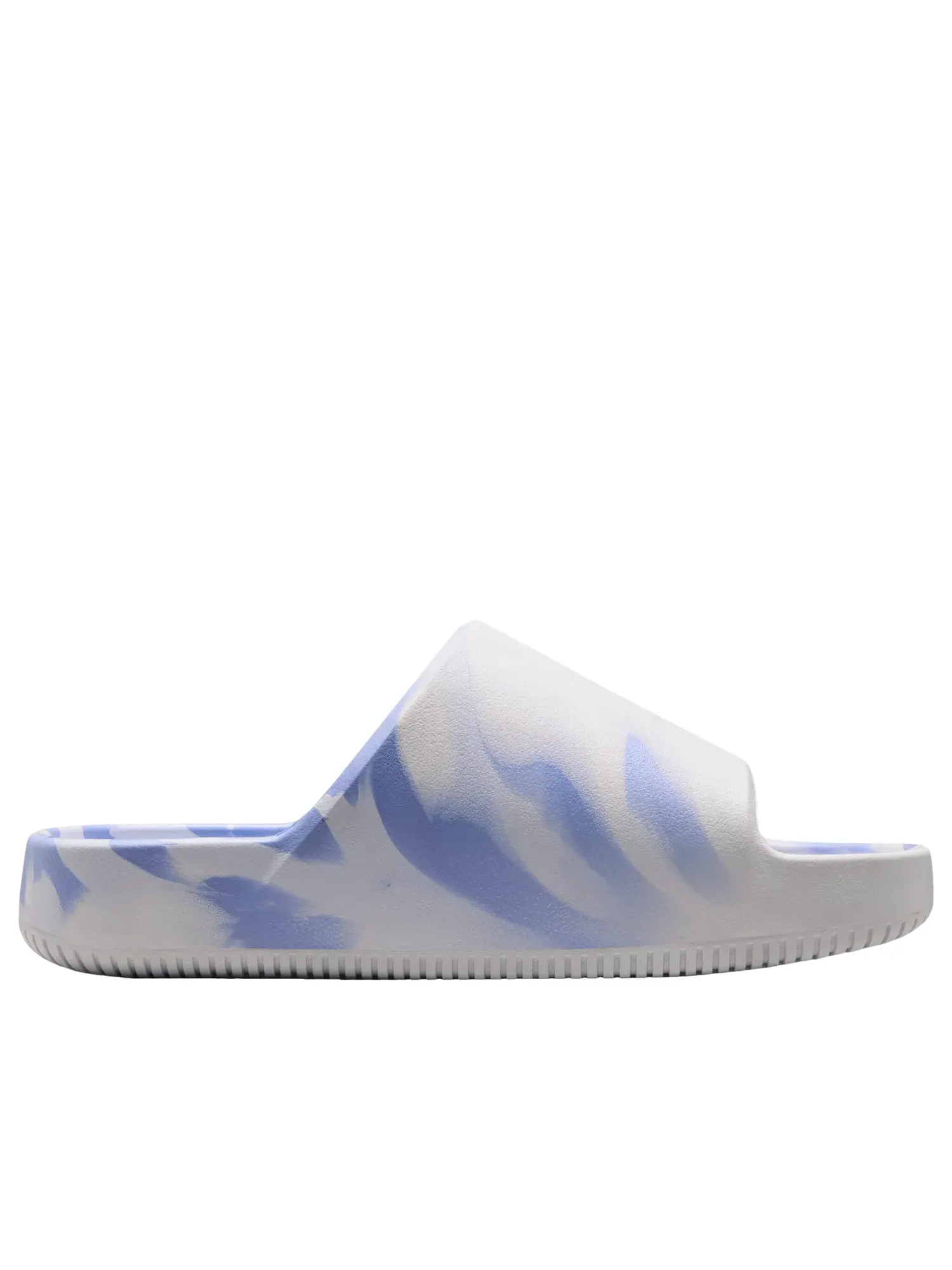 Женские шлепанцы Nike Calm 2.0 Marbled Slides Summit White Football Grey — изображение 5 из 5, синий