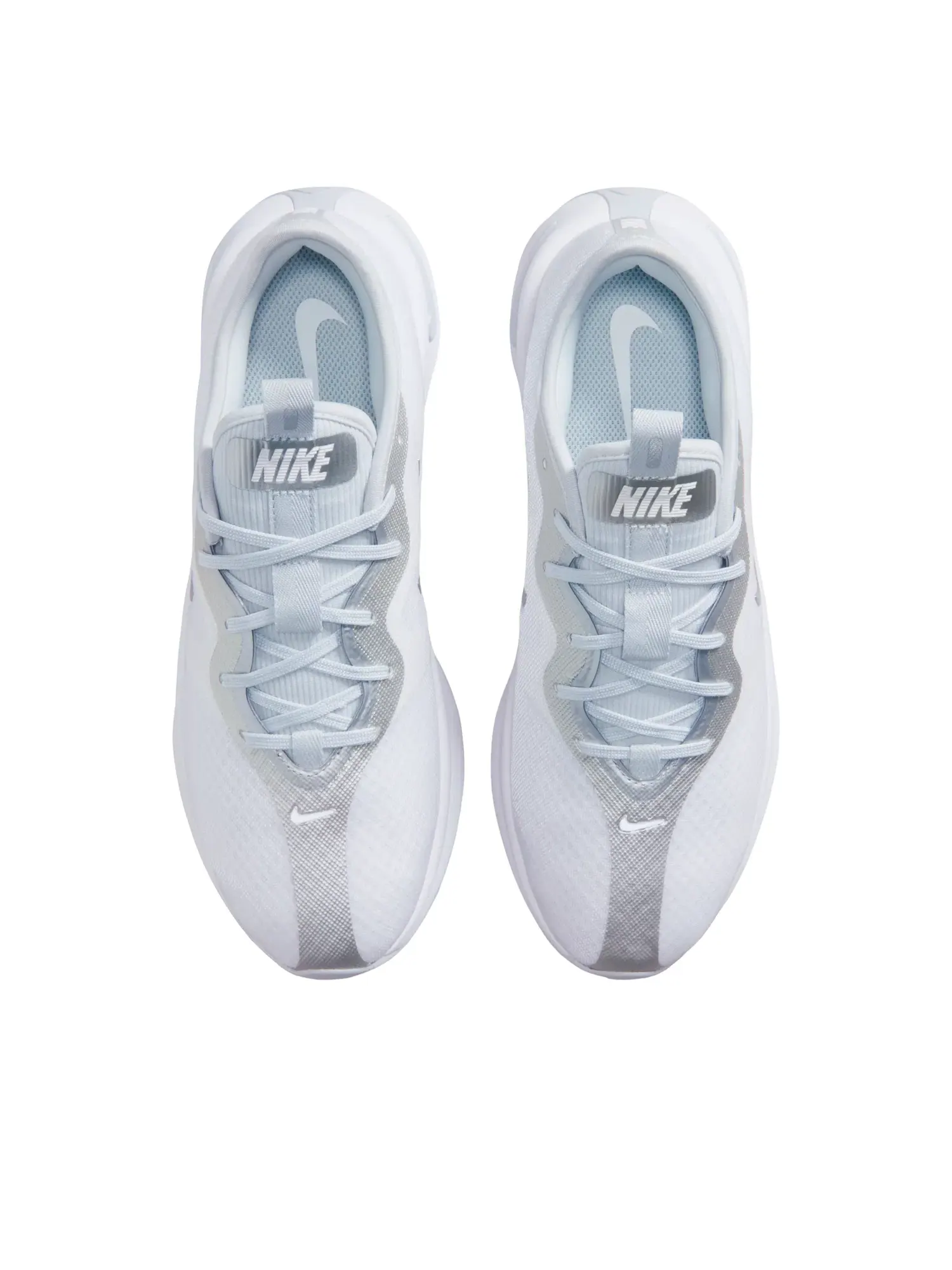 Женские кроссовки для бега с закрытой шнуровкой Motiva White Metallic Silver Nike — изображение 3 из 7, белый